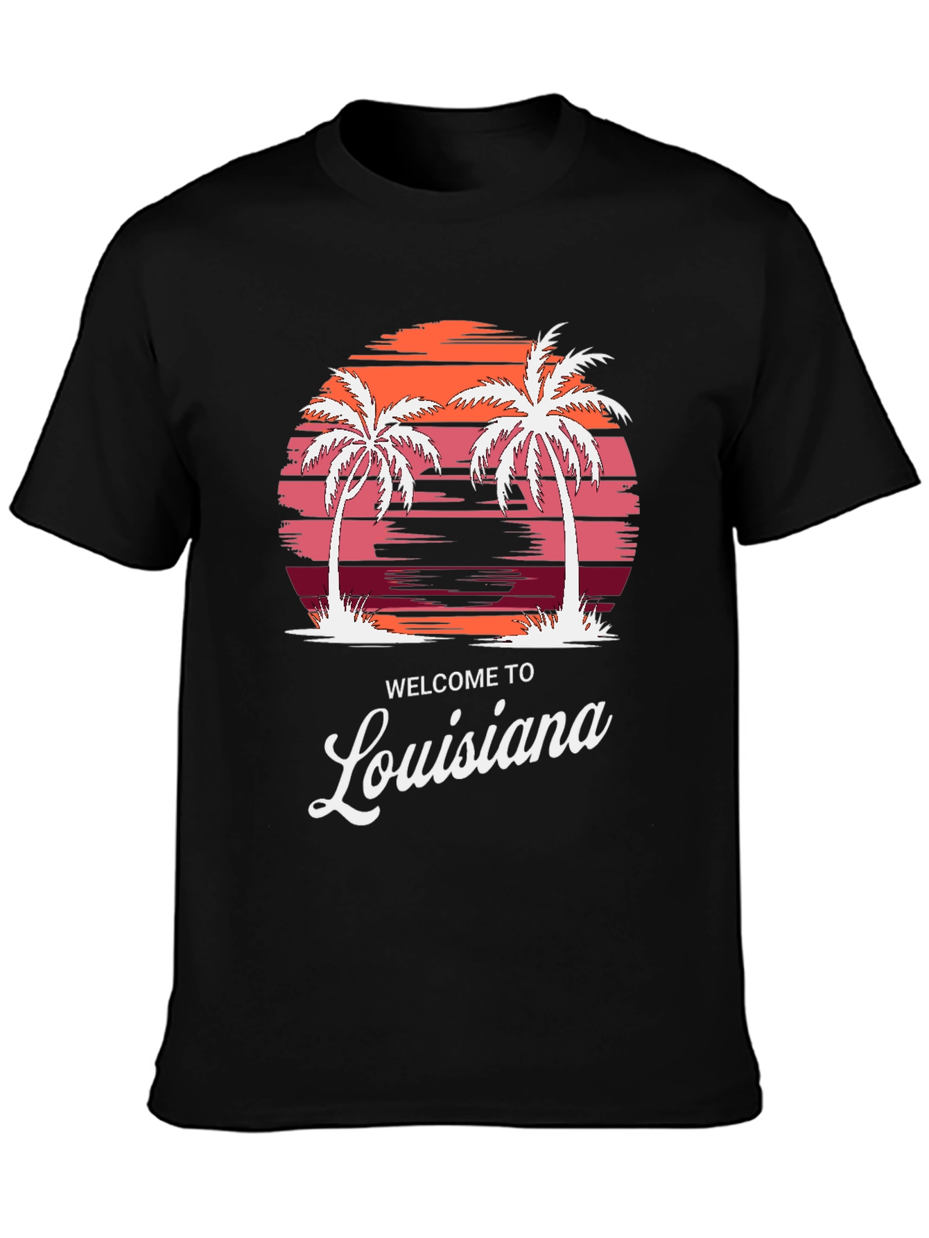 Welcome to Louisiana Palm Tree T-Shirt