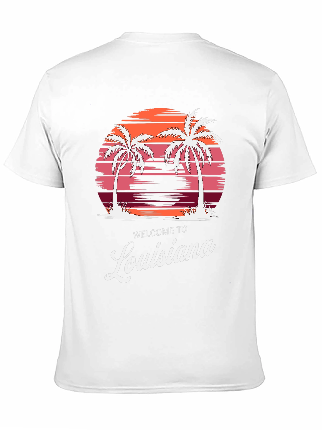 Welcome to Louisiana Palm Tree T-Shirt