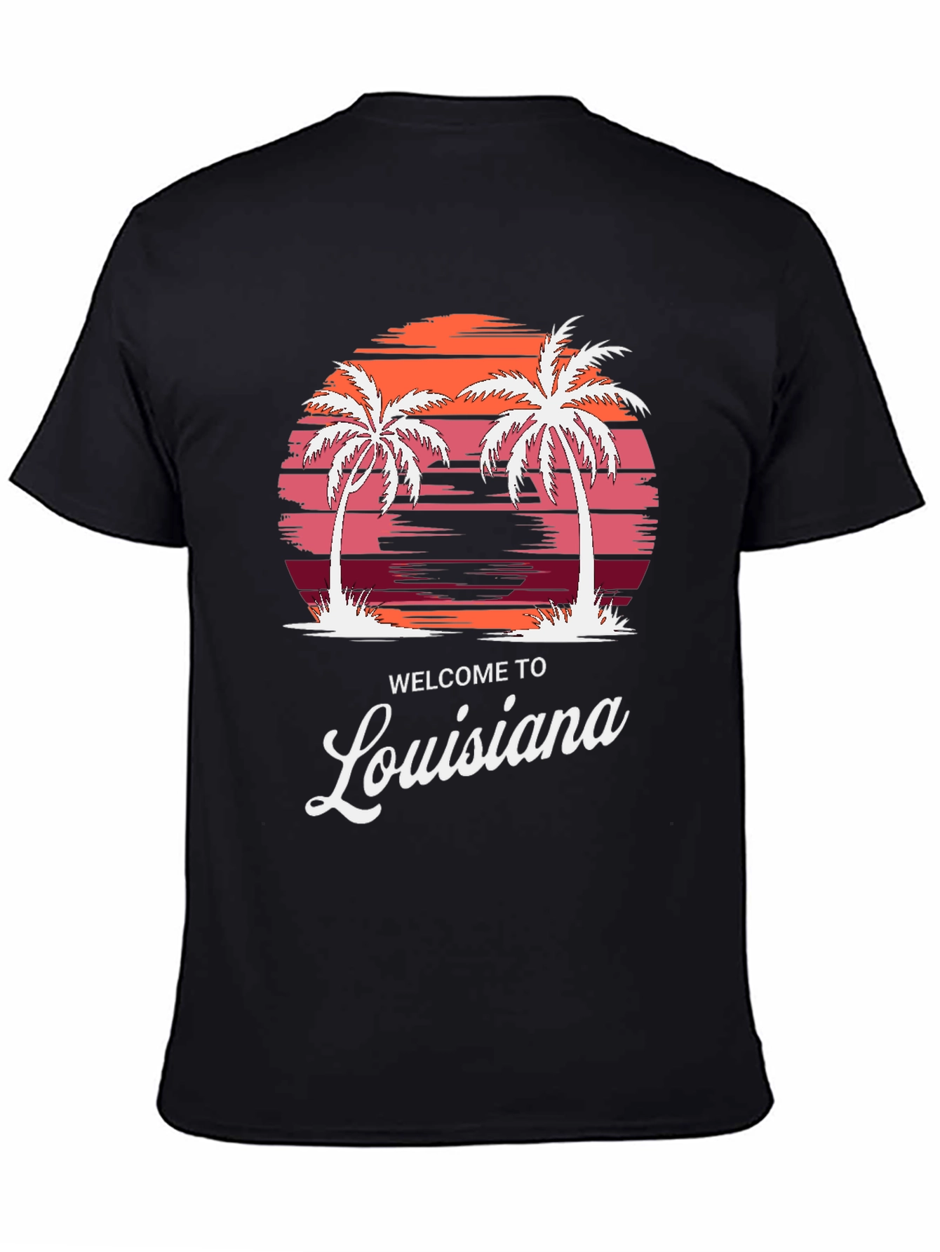 Welcome to Louisiana Palm Tree T-Shirt