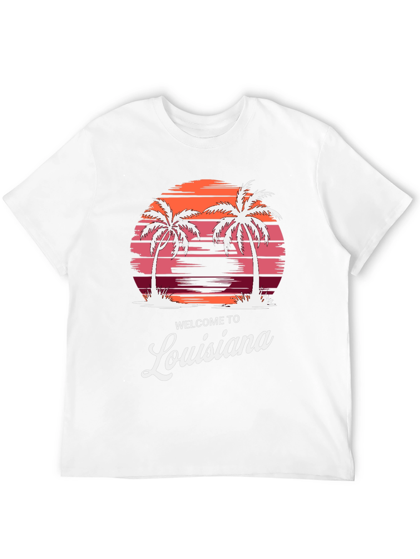 Welcome to Louisiana Palm Tree T-Shirt
