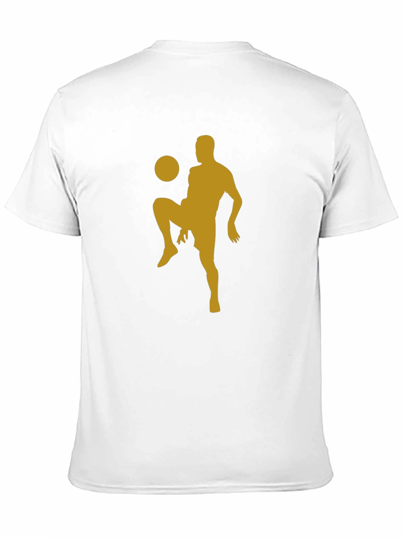 Soccer Silhouette Black T-Shirt