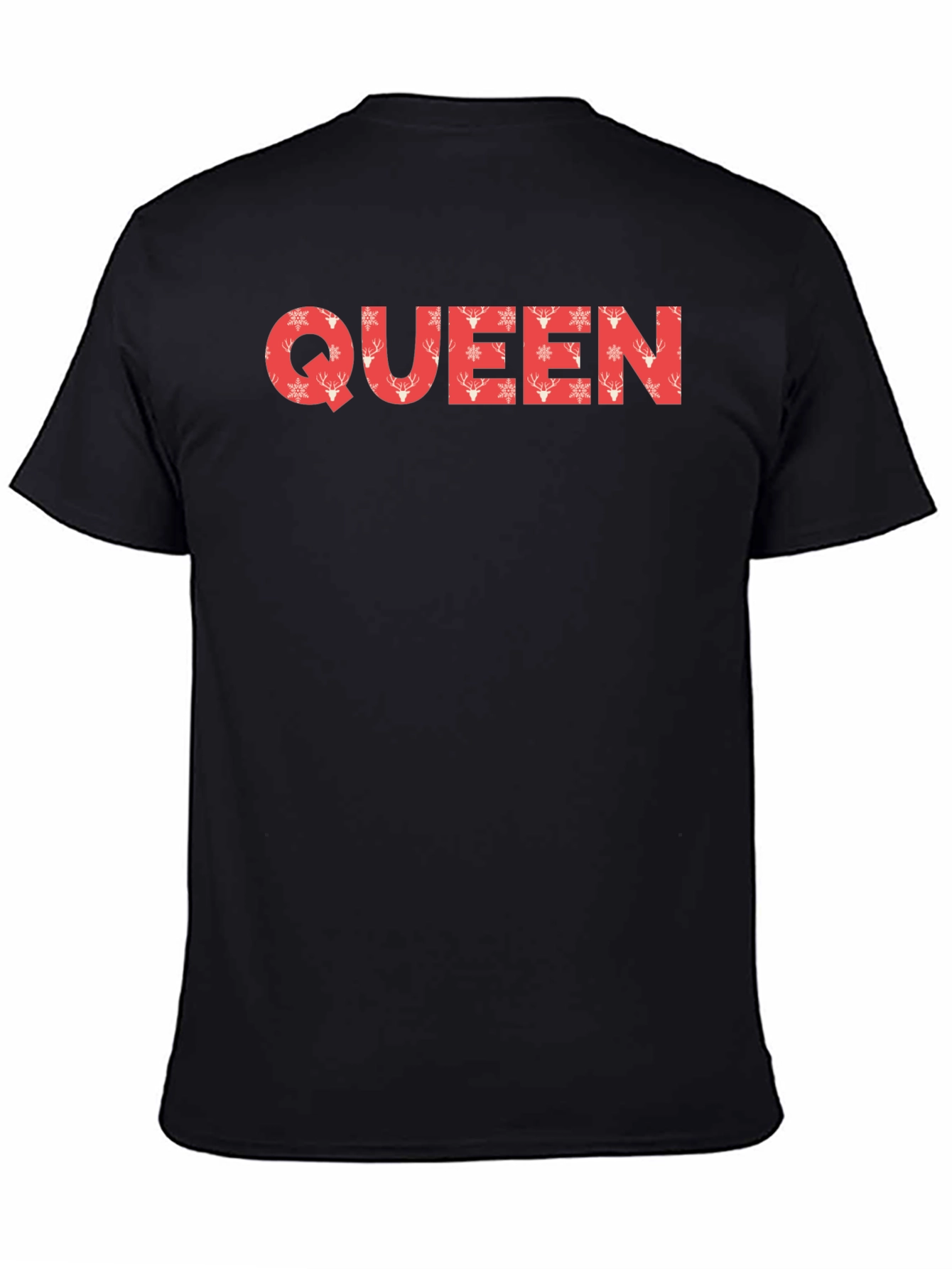 Queen Christmas Pattern Tee - Holiday Style