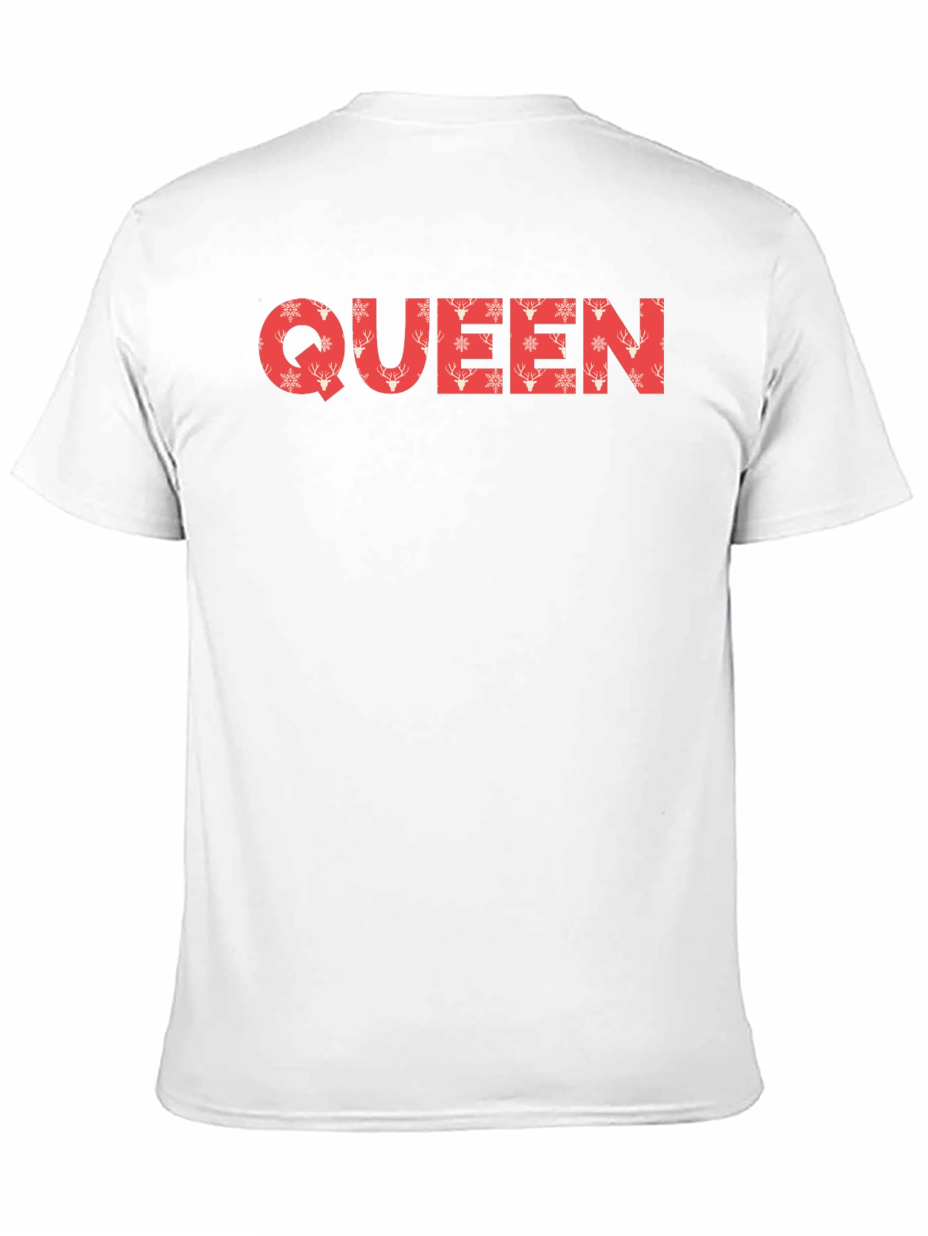 Queen Christmas Pattern Tee - Holiday Style