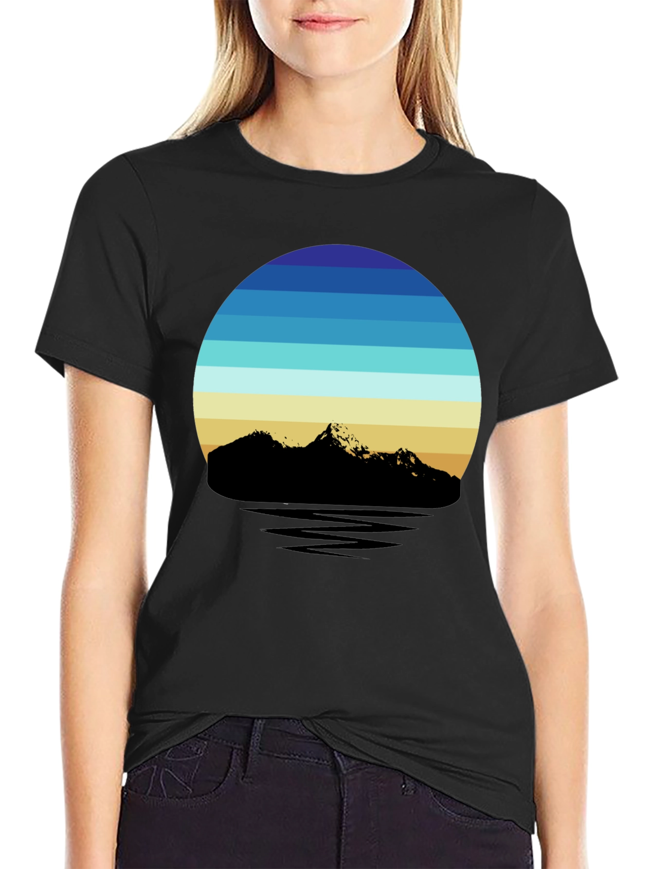 Retro Mountainscape T-Shirt