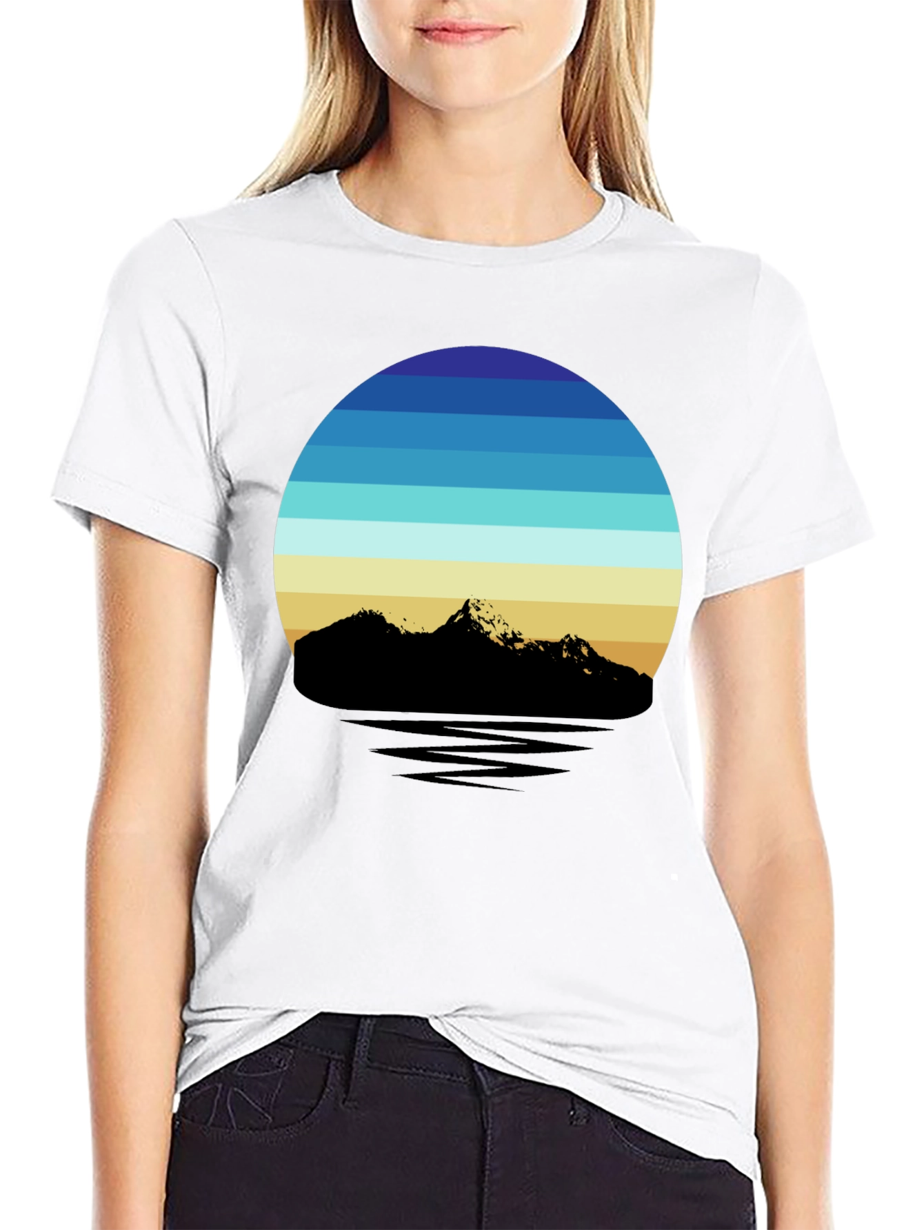 Retro Mountainscape T-Shirt