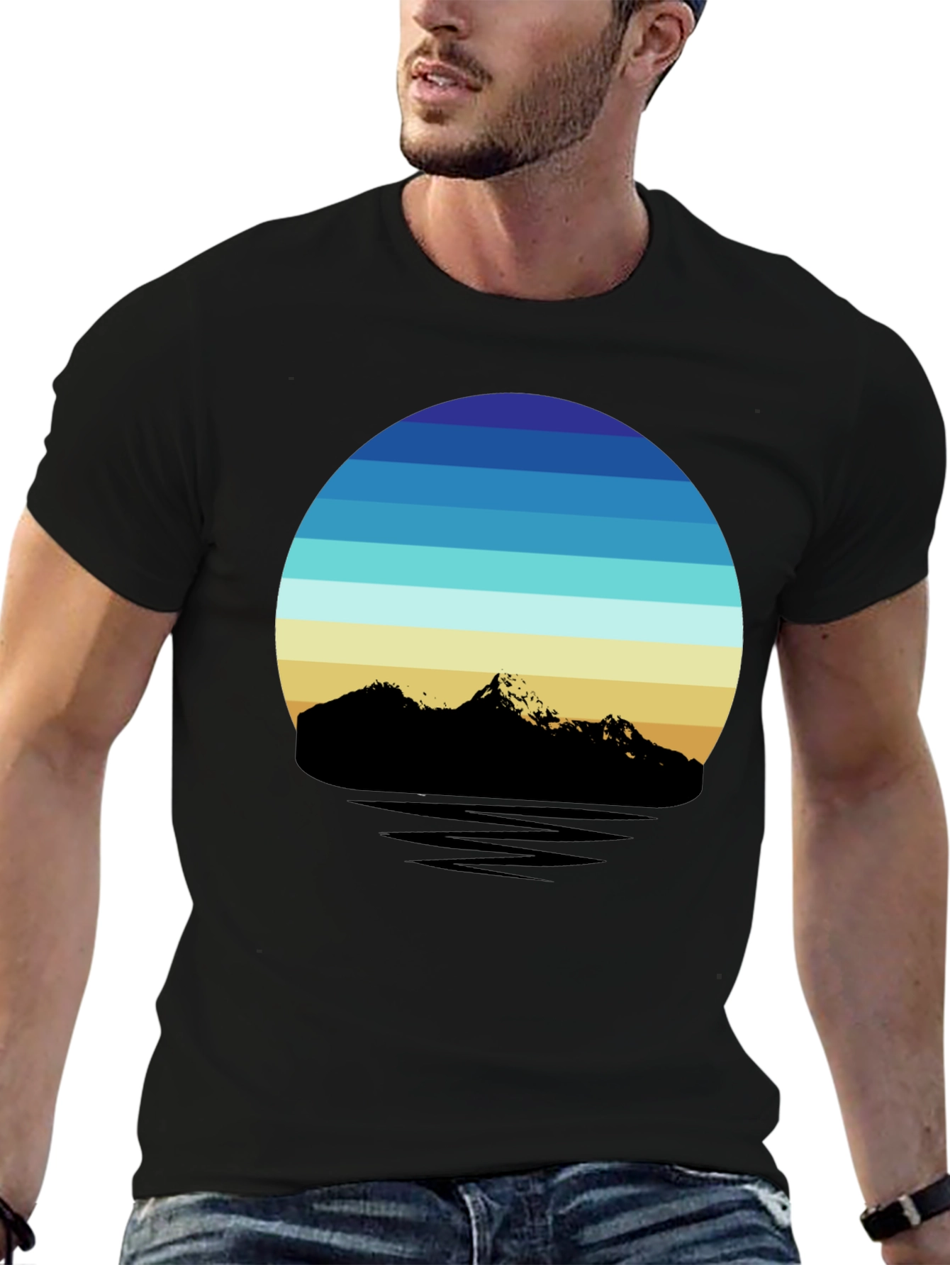 Retro Mountainscape T-Shirt
