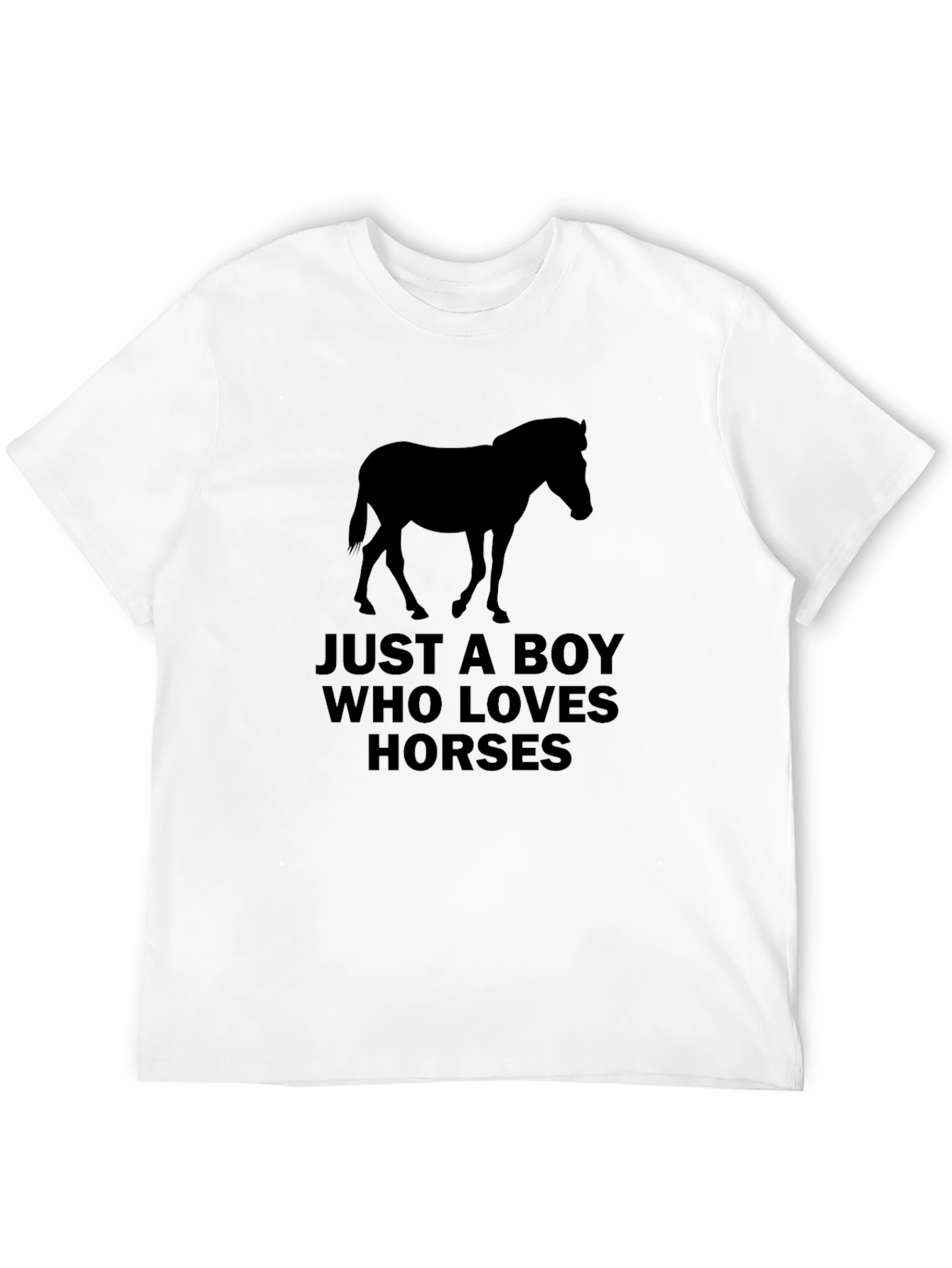Just A Boy Who Loves Horses T-Shirt