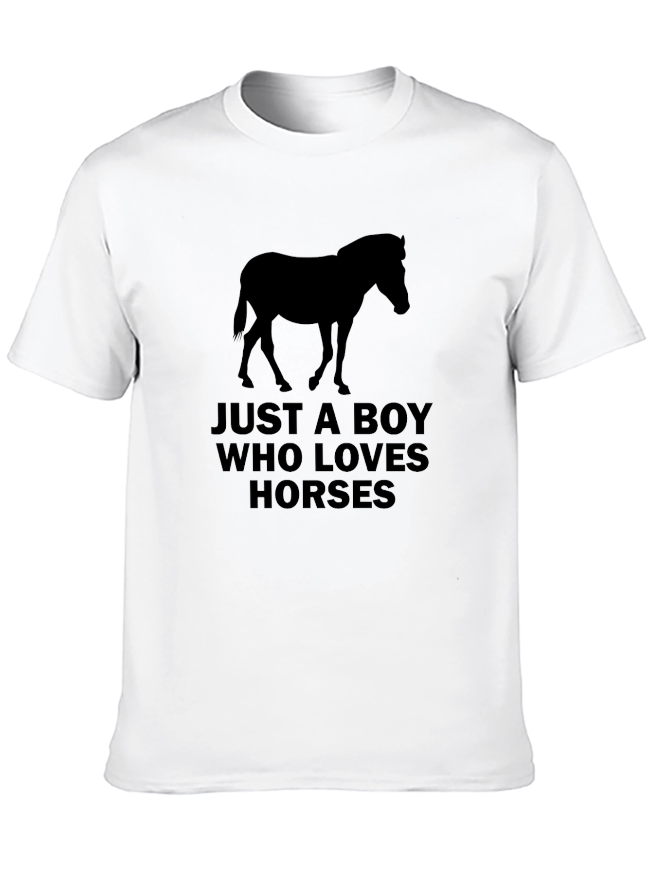 Just A Boy Who Loves Horses T-Shirt
