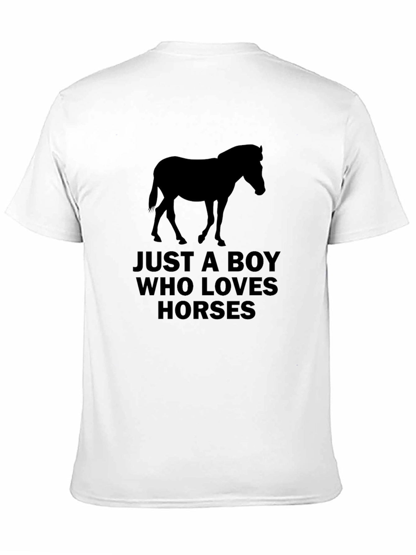 Just A Boy Who Loves Horses T-Shirt