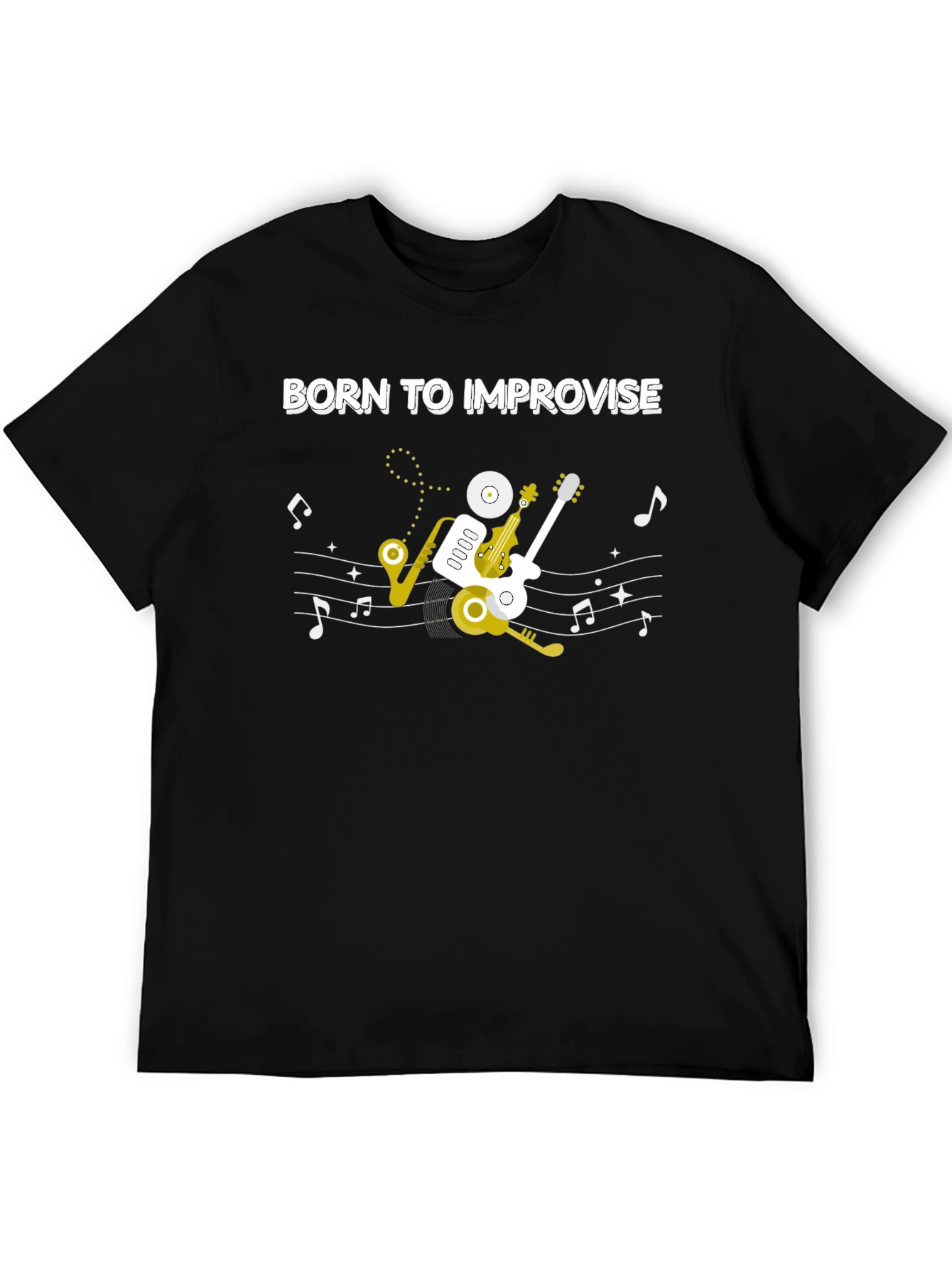 Born To Improvise Music T-Shirt