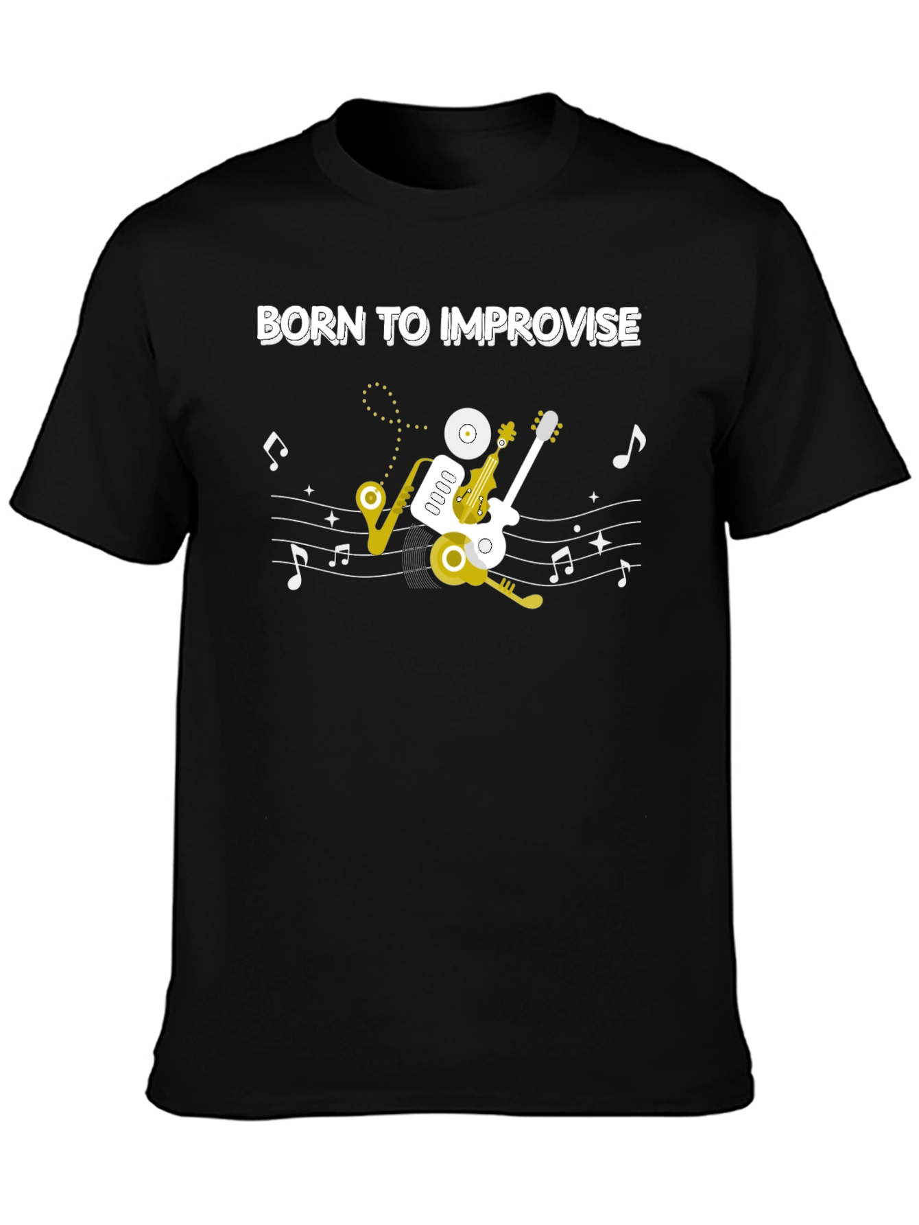 Born To Improvise Music T-Shirt