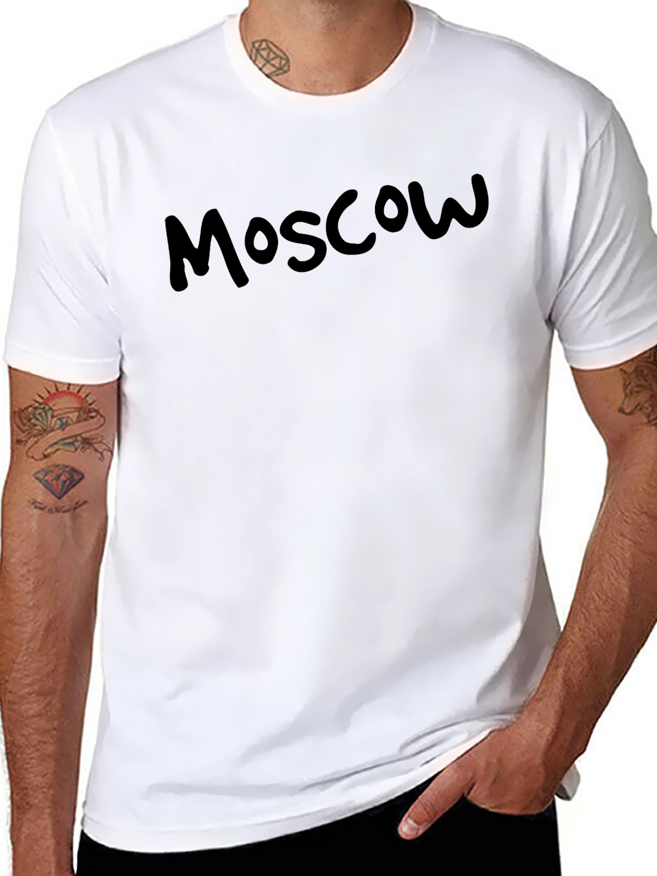 Moscow Graphic Black T-Shirt