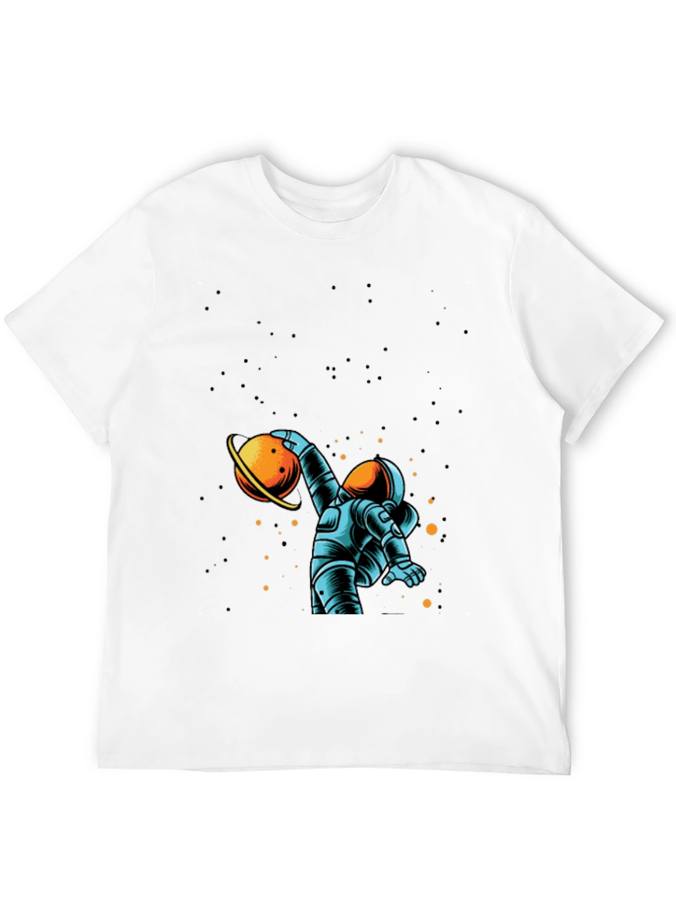 Astronaut Planet T-Shirt - Space Graphic Tee