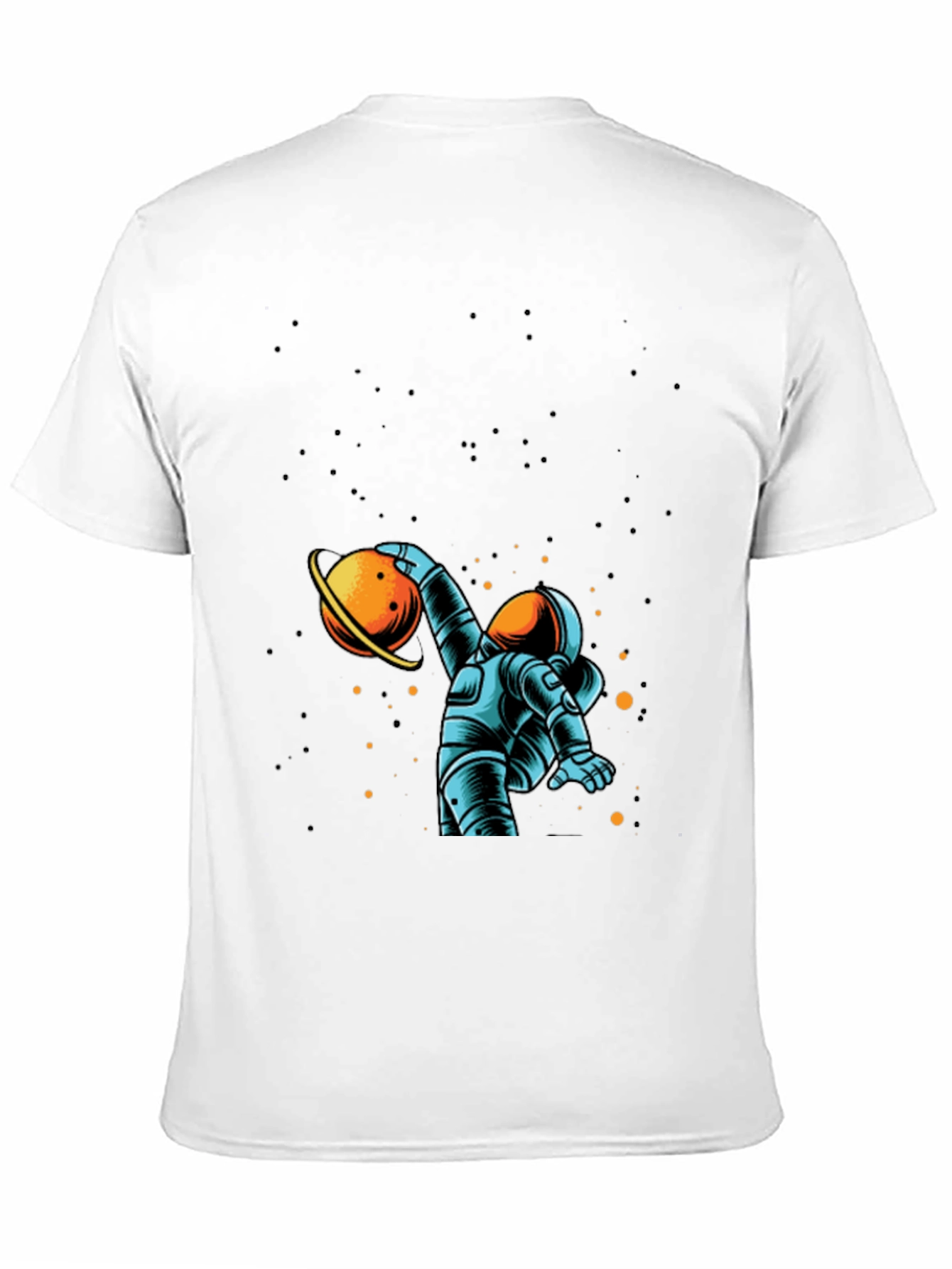 Astronaut Planet T-Shirt - Space Graphic Tee