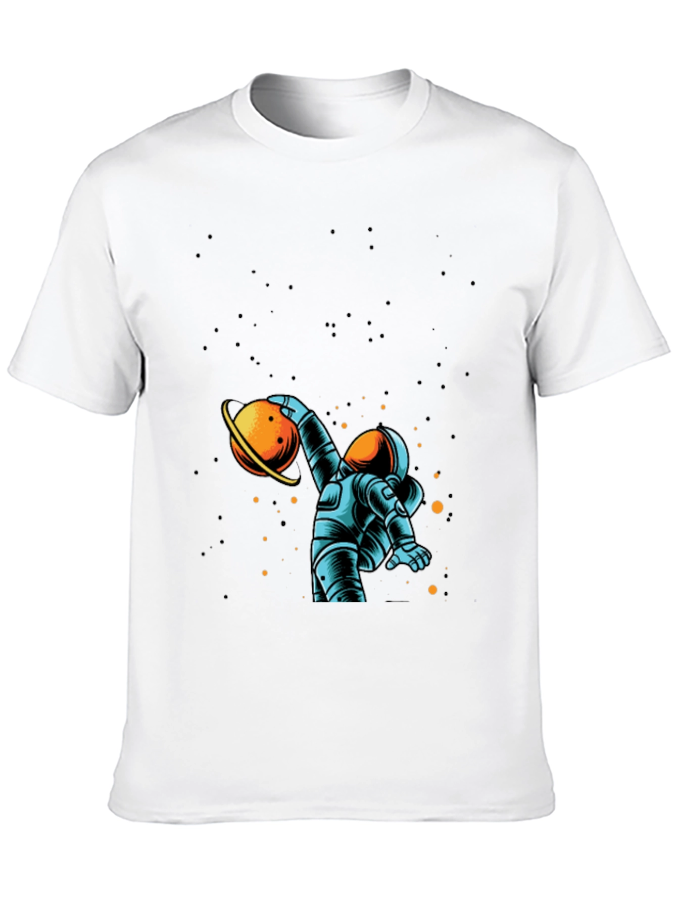 Astronaut Planet T-Shirt - Space Graphic Tee