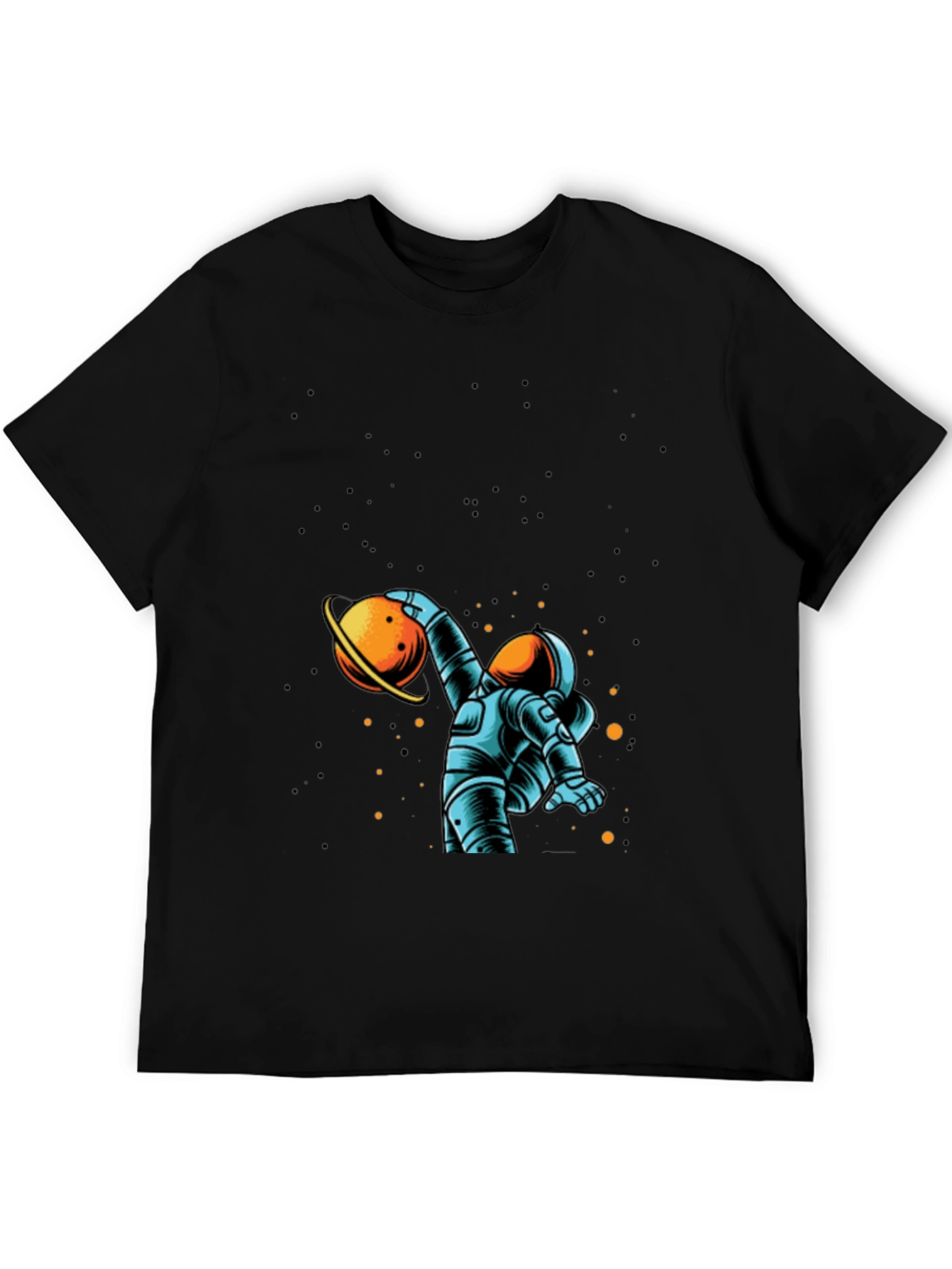 Astronaut Planet T-Shirt - Space Graphic Tee
