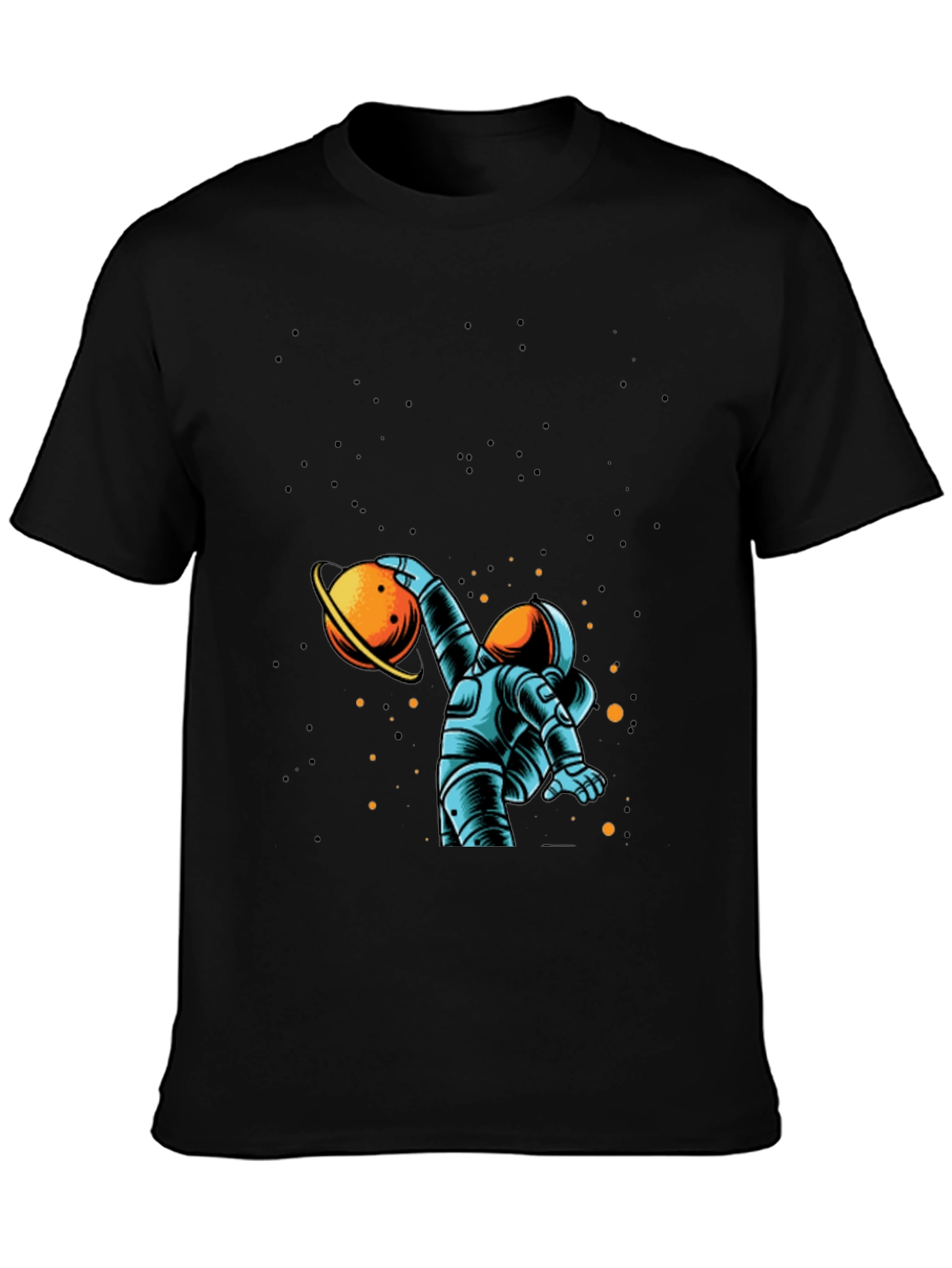 Astronaut Planet T-Shirt - Space Graphic Tee