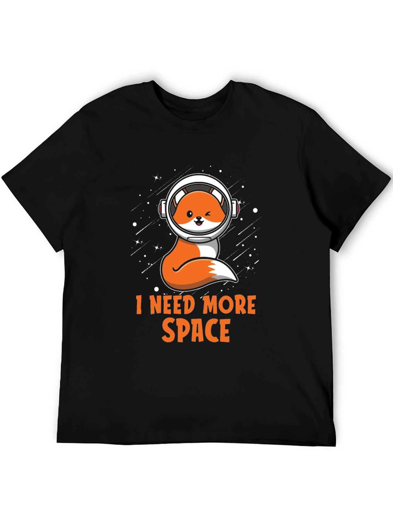 I Need More Space Fox Astronaut Graphic Tee