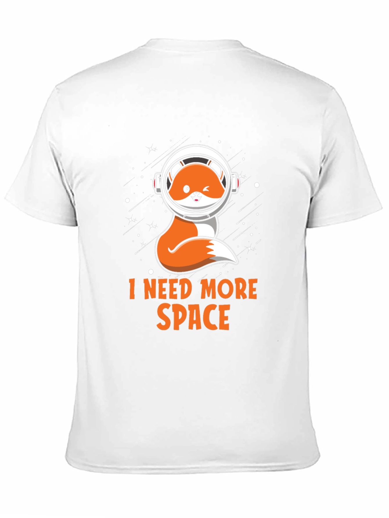 I Need More Space Fox Astronaut Graphic Tee