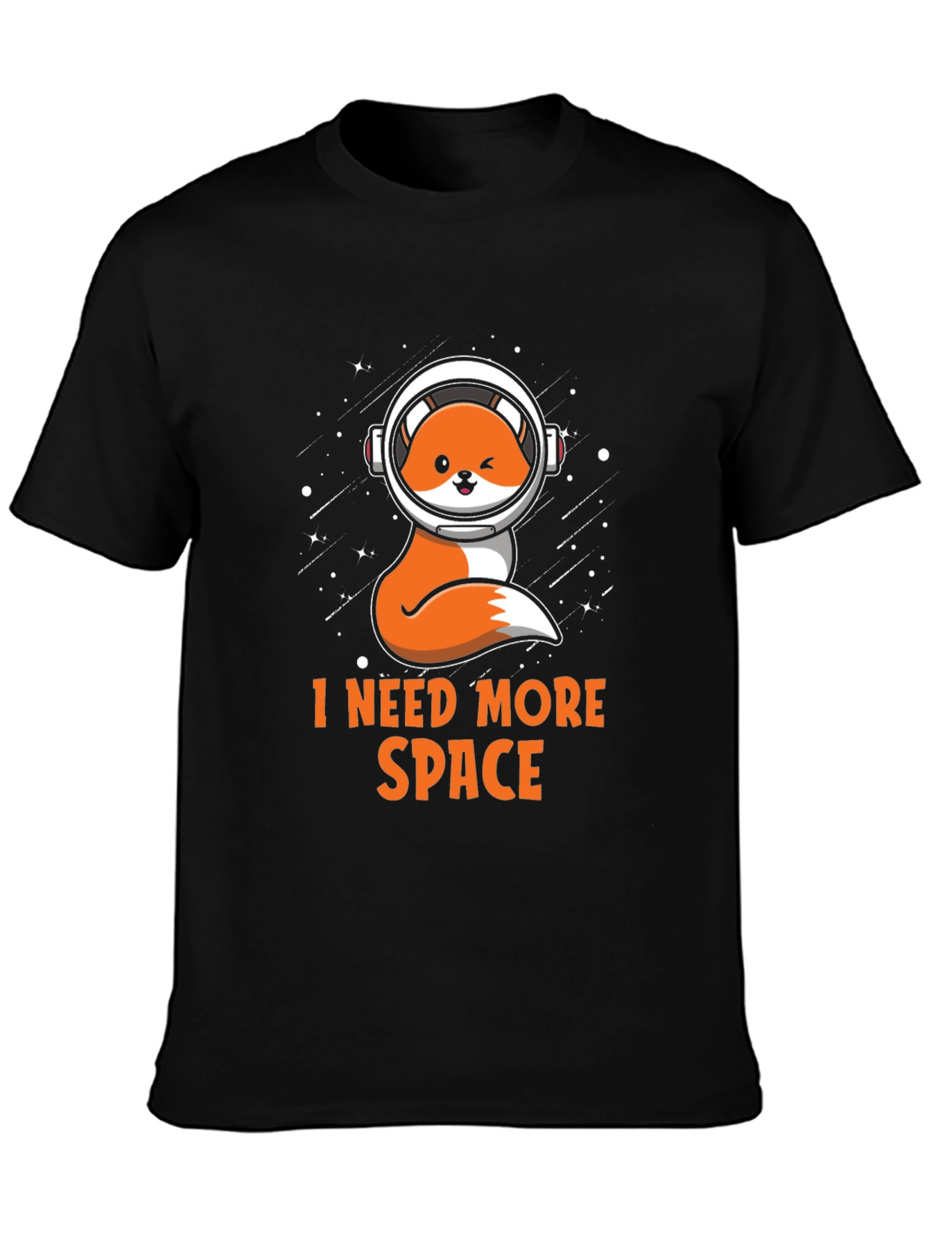 I Need More Space Fox Astronaut Graphic Tee