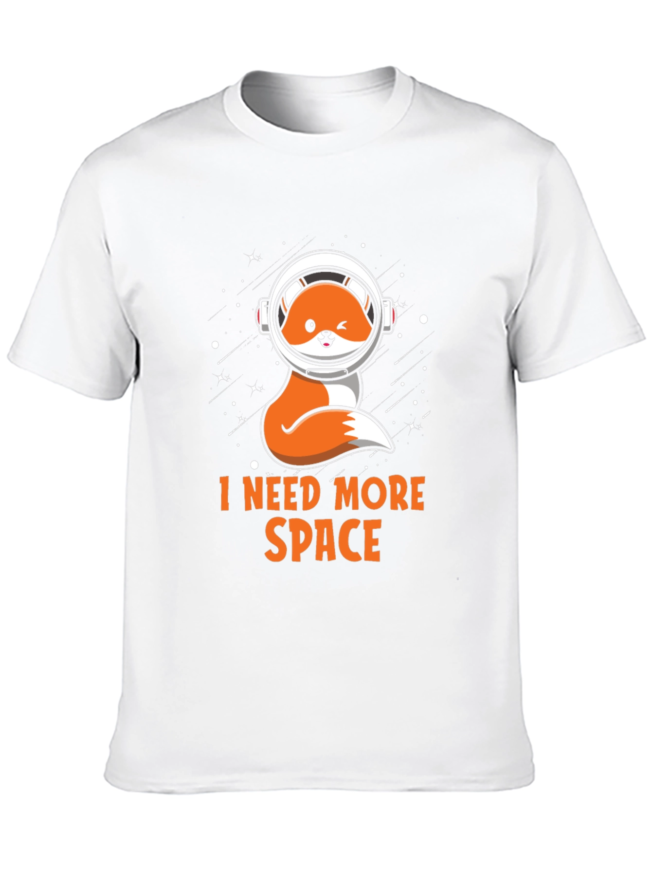 I Need More Space Fox Astronaut Graphic Tee