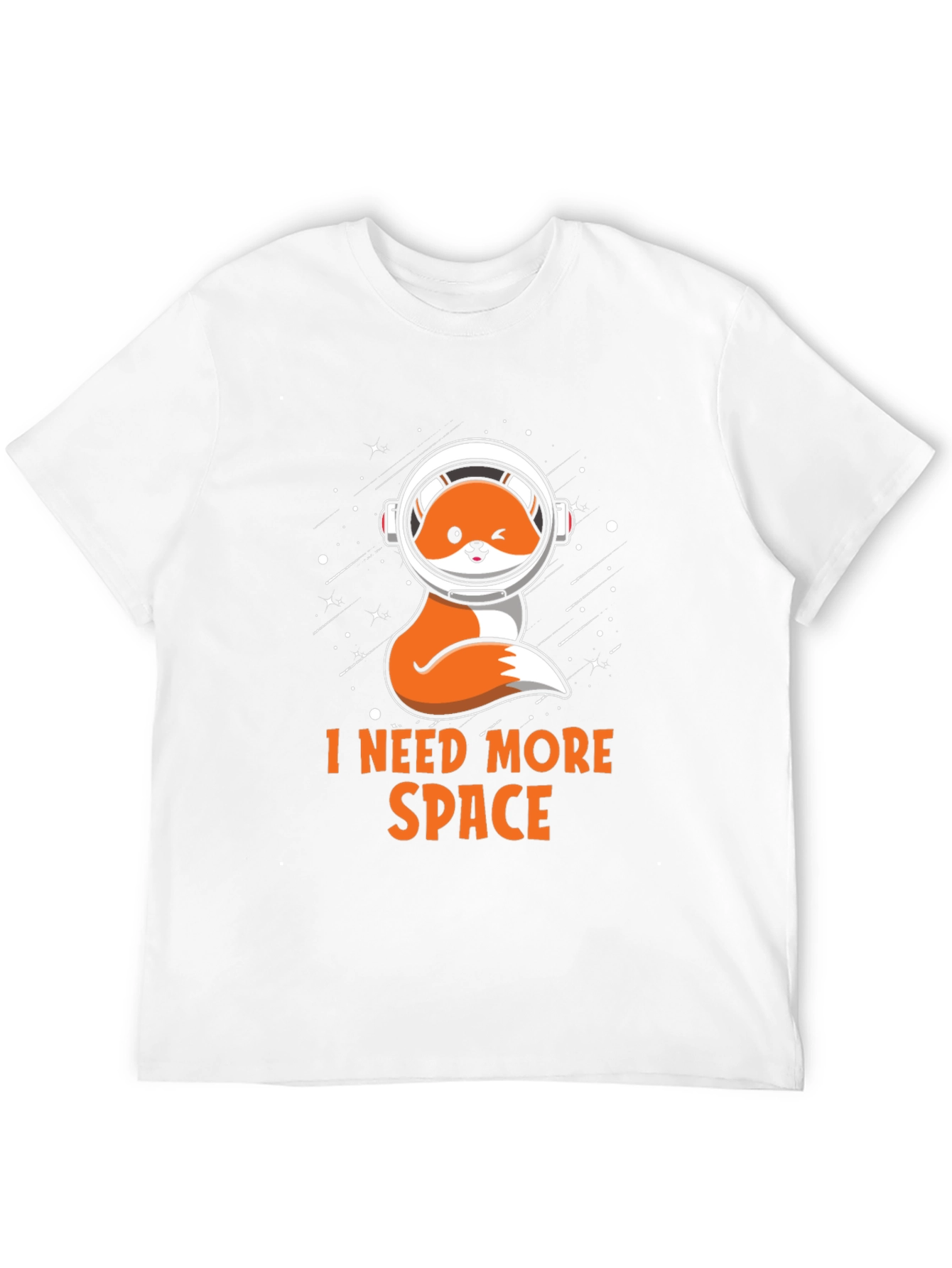 I Need More Space Fox Astronaut Graphic Tee