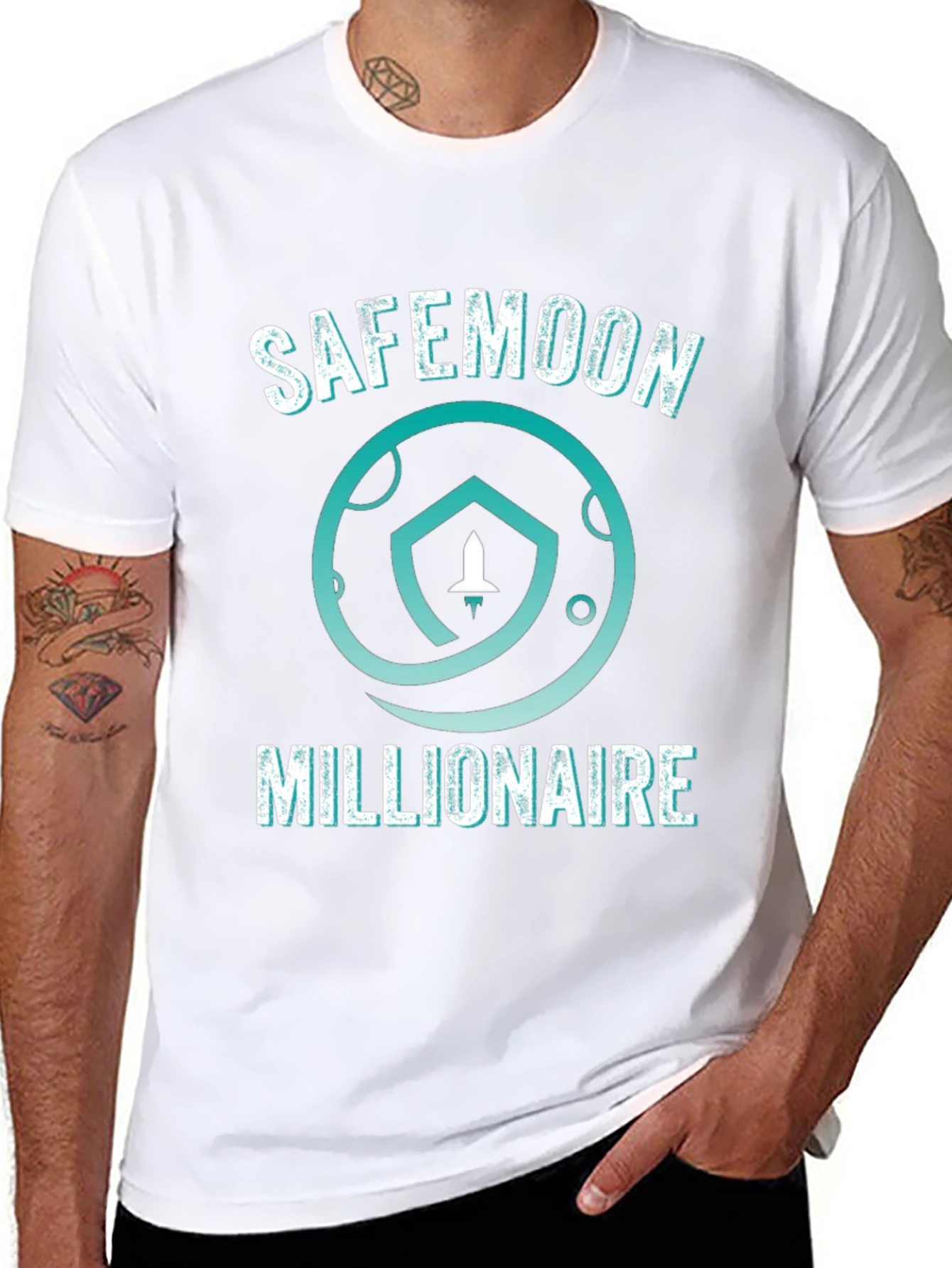 SafeMoon Millionaire T-Shirt Crypto Meme Tee
