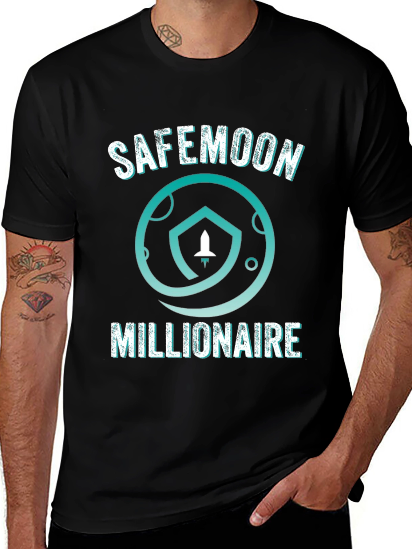 SafeMoon Millionaire T-Shirt Crypto Meme Tee