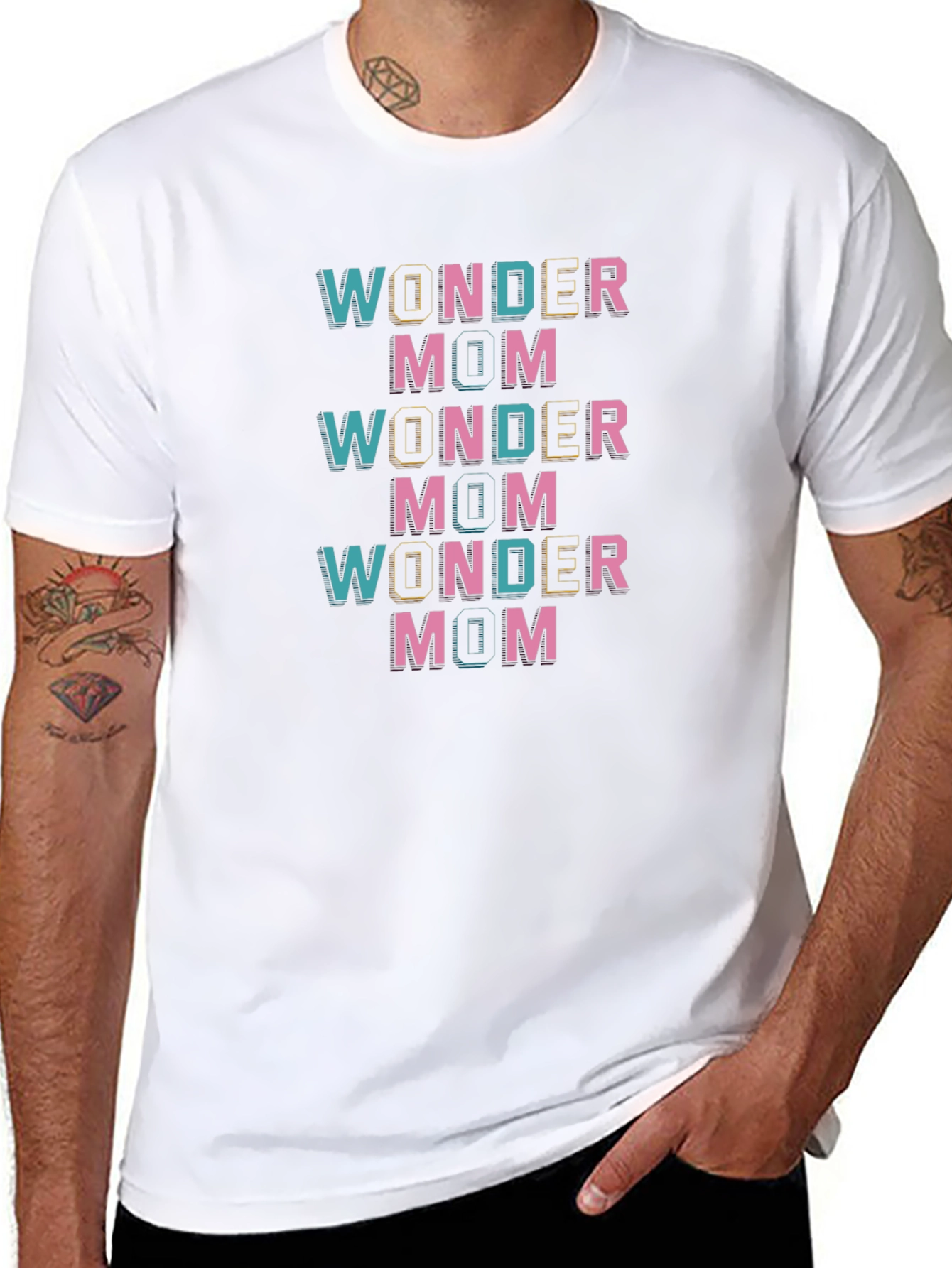 Wonder Mom T-Shirt - Stylish Graphic Tee
