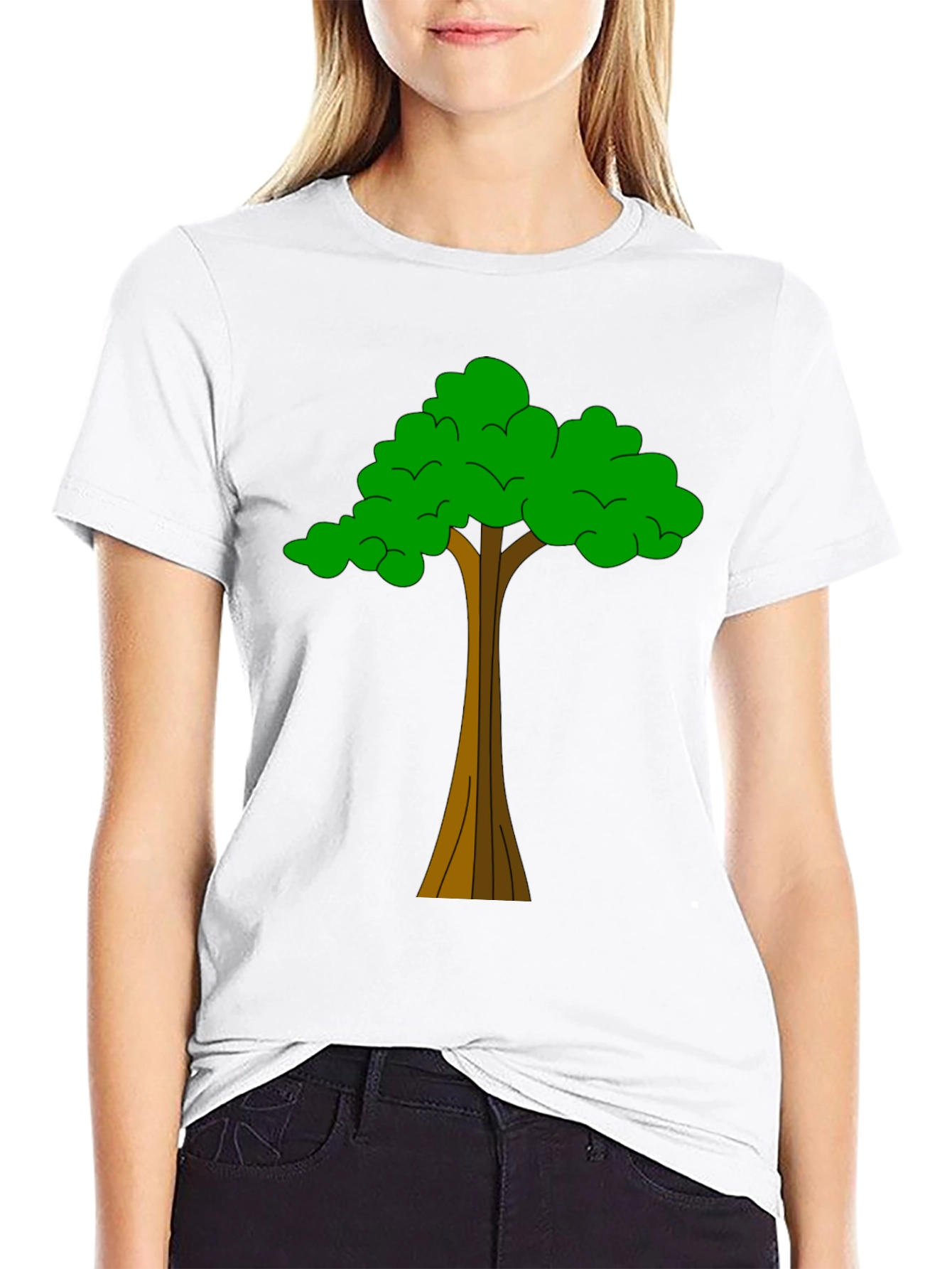 Tree Graphic Tee - Nature Inspired Casual Wear