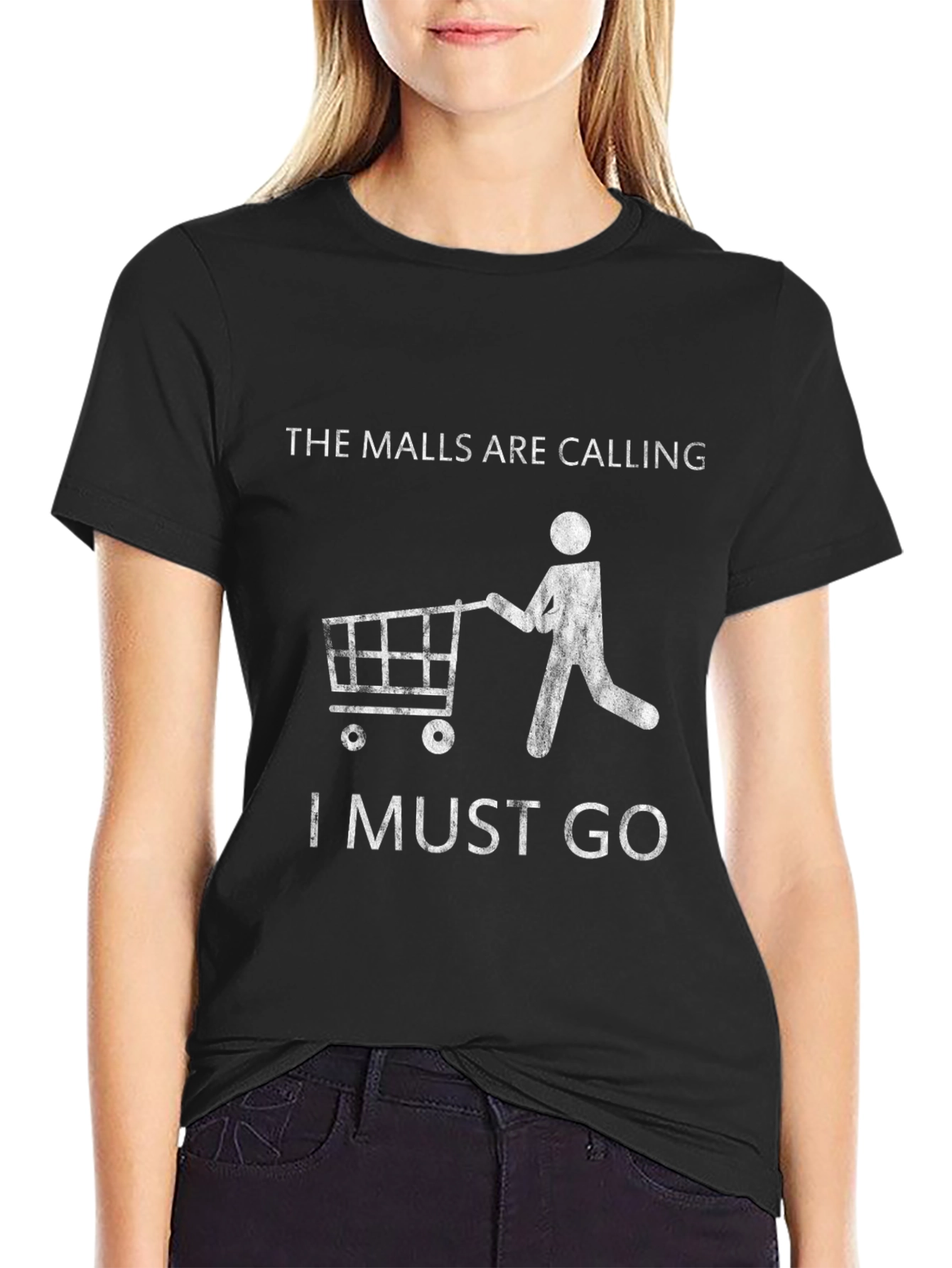 The Malls Are Calling Funny Shopping T-Shirt