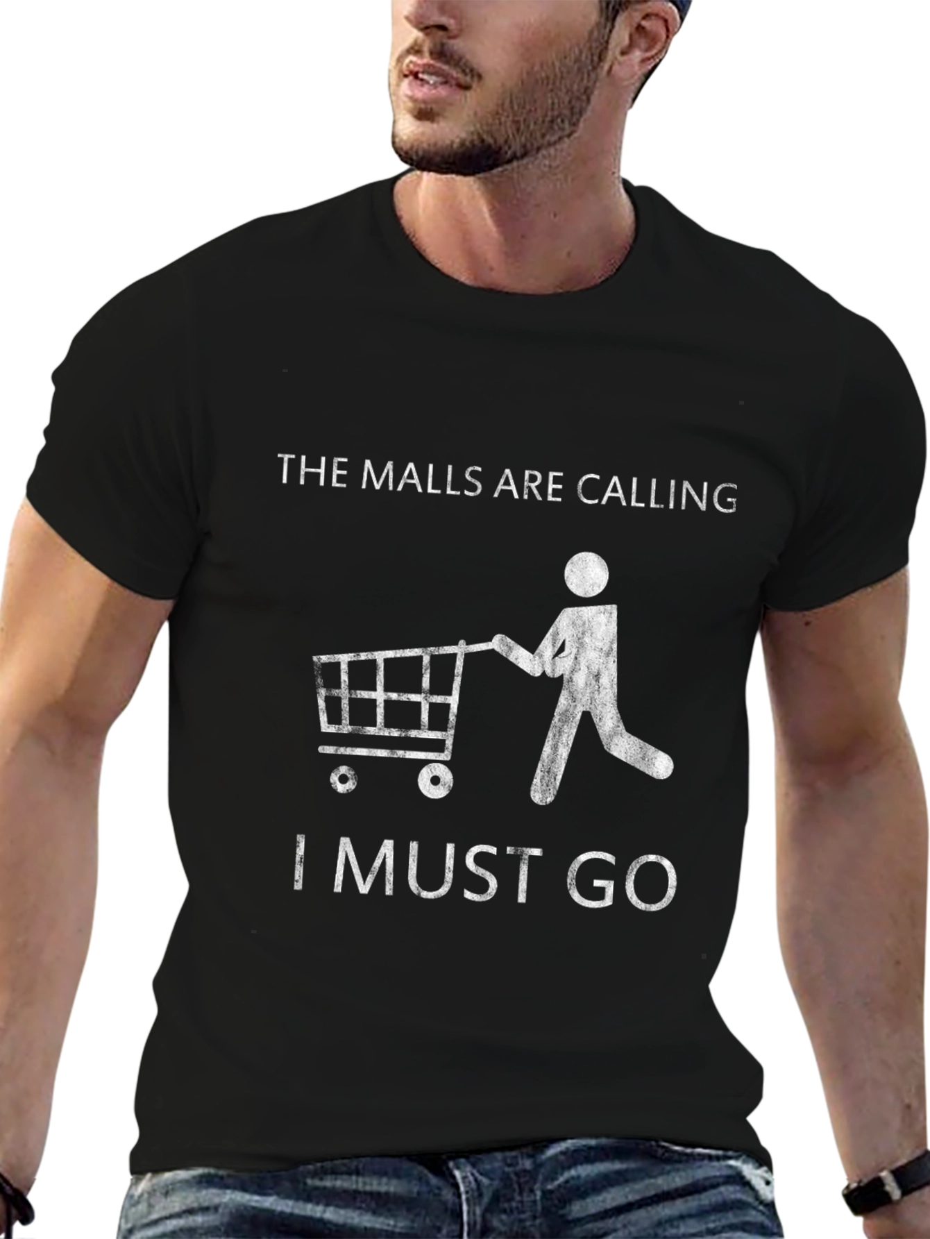 The Malls Are Calling Funny Shopping T-Shirt