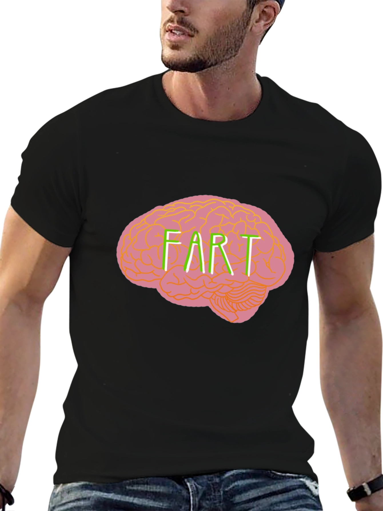 Brain Fart Graphic Tee - Funny Novelty T-Shirt