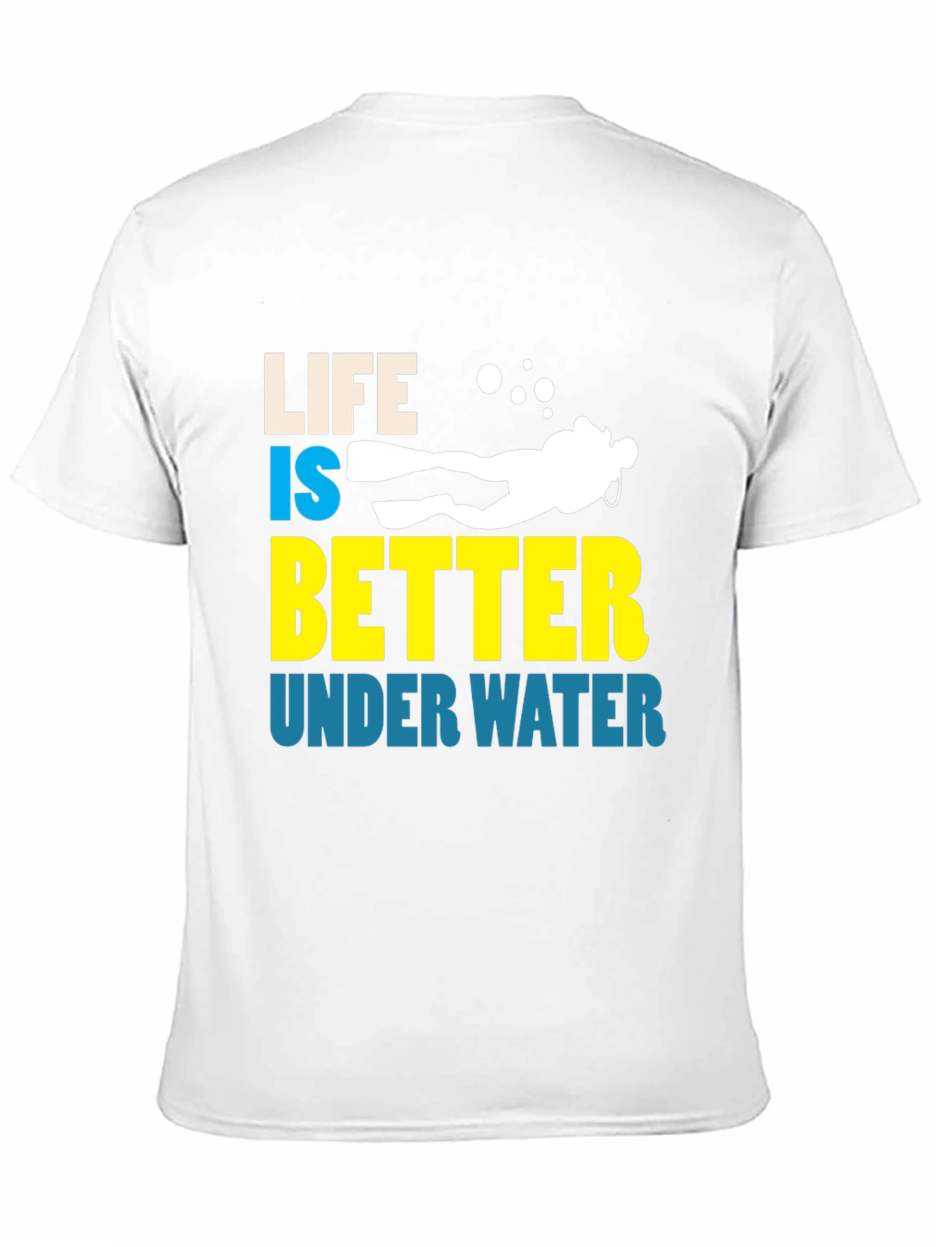 Life is Better Underwater Graphic T-Shirt - Diving Enthusiast