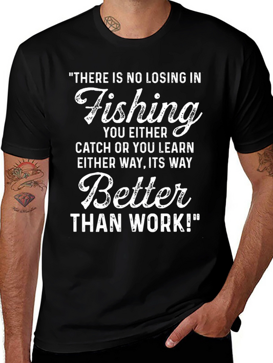 Fishing Graphic T-Shirt - Better Than Work!