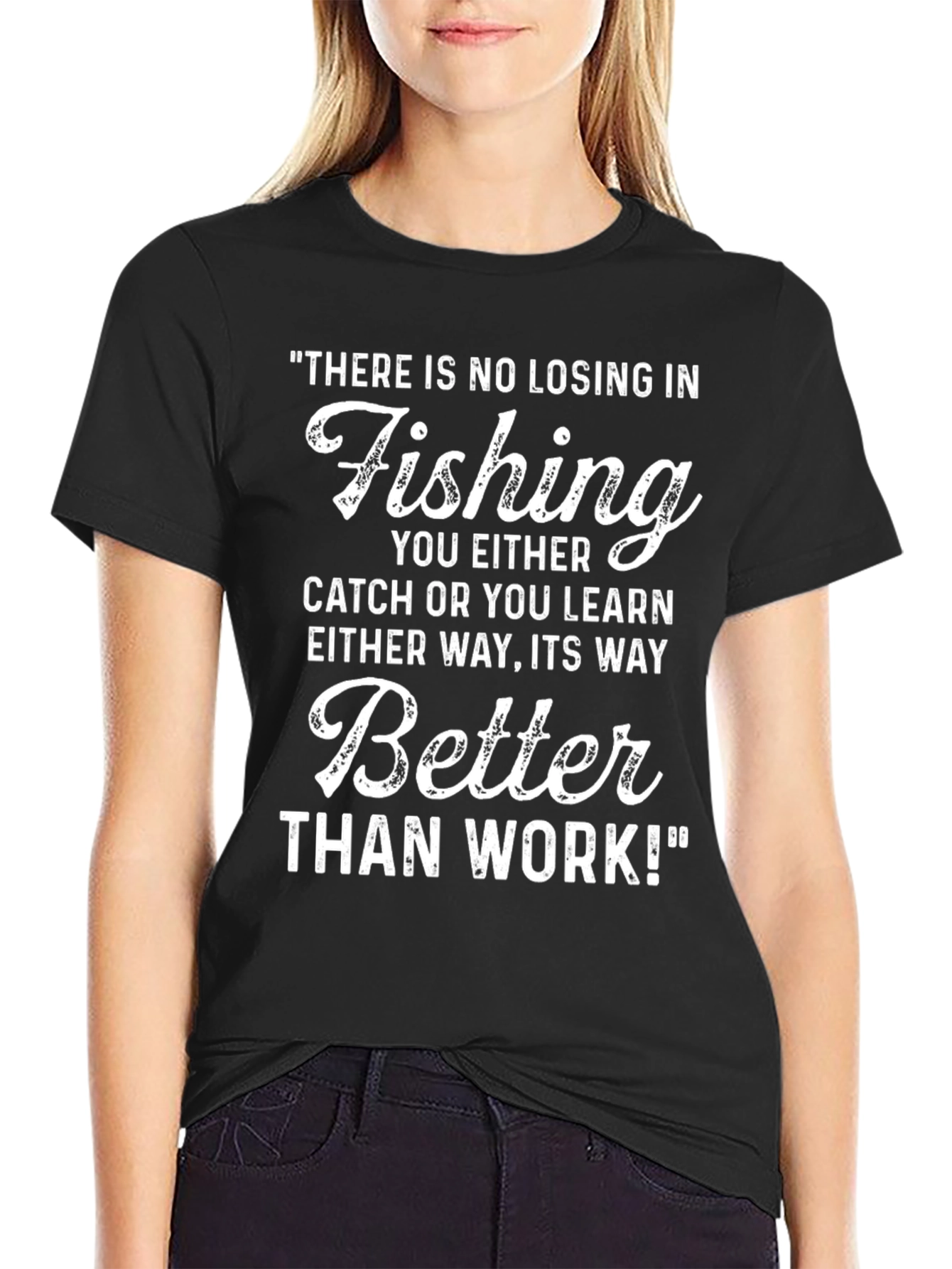 Fishing Graphic T-Shirt - Better Than Work!