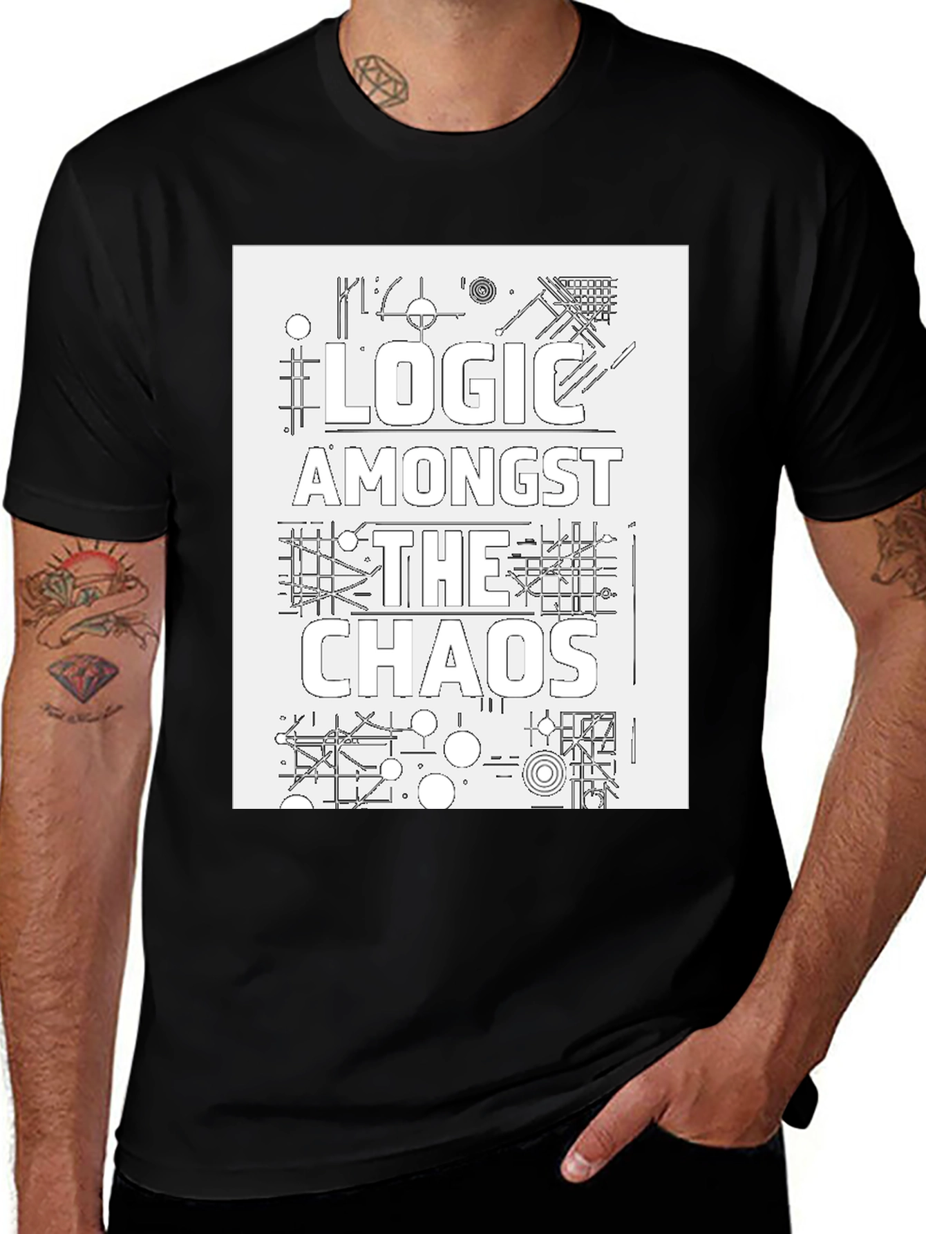 Logic Amongst The Chaos Graphic Tee