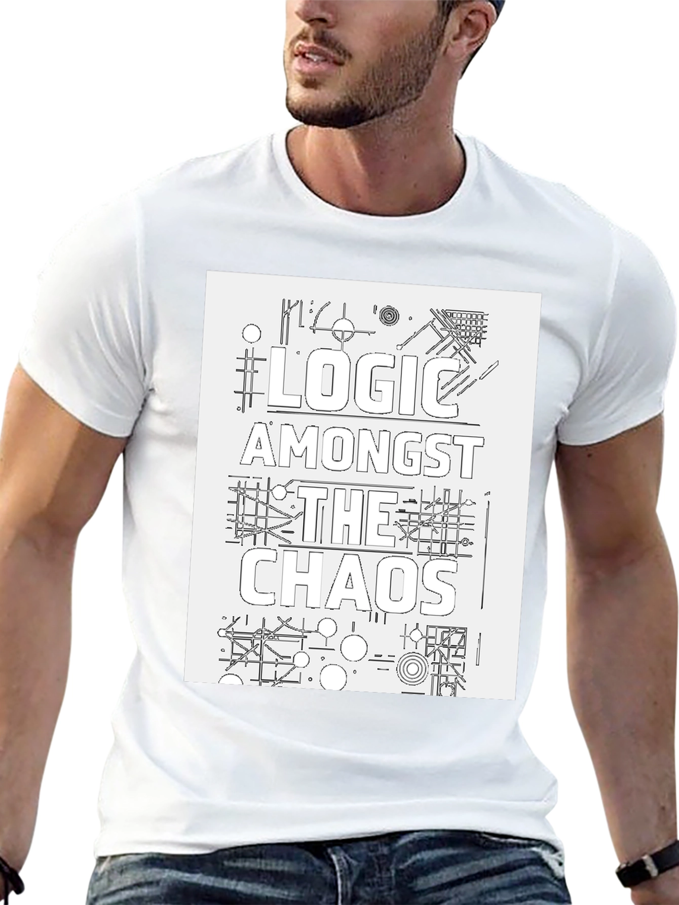 Logic Amongst The Chaos Graphic Tee