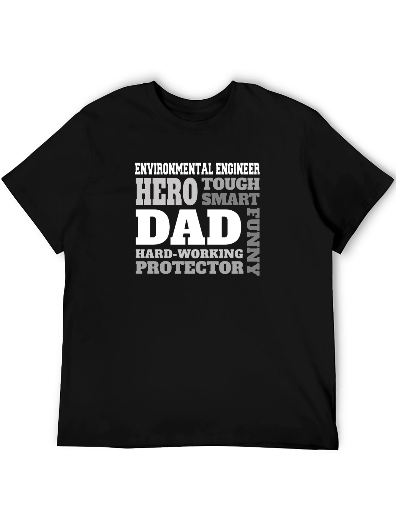 Environmental Engineer Dad T-Shirt Hero Funny Smart