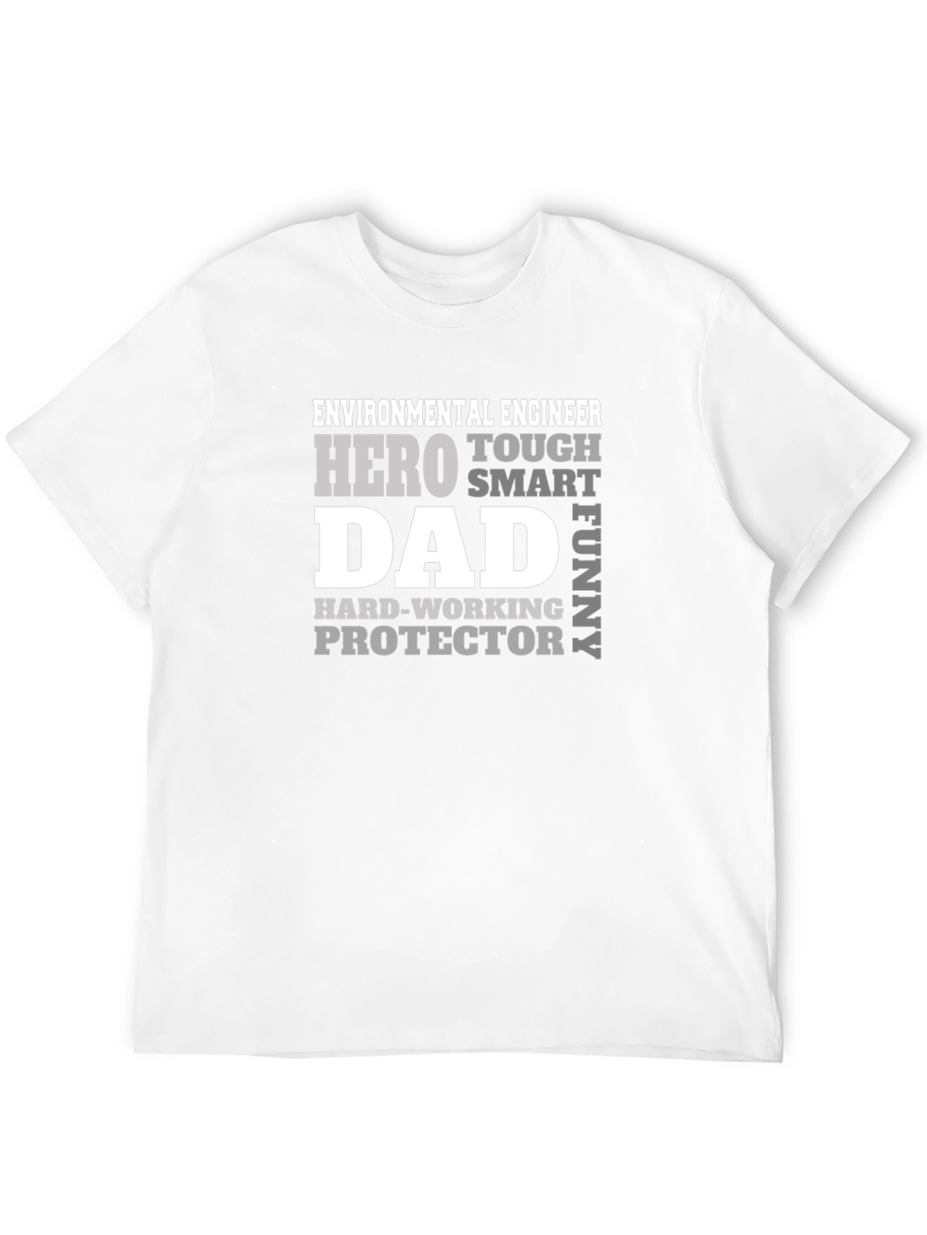 Environmental Engineer Dad T-Shirt Hero Funny Smart