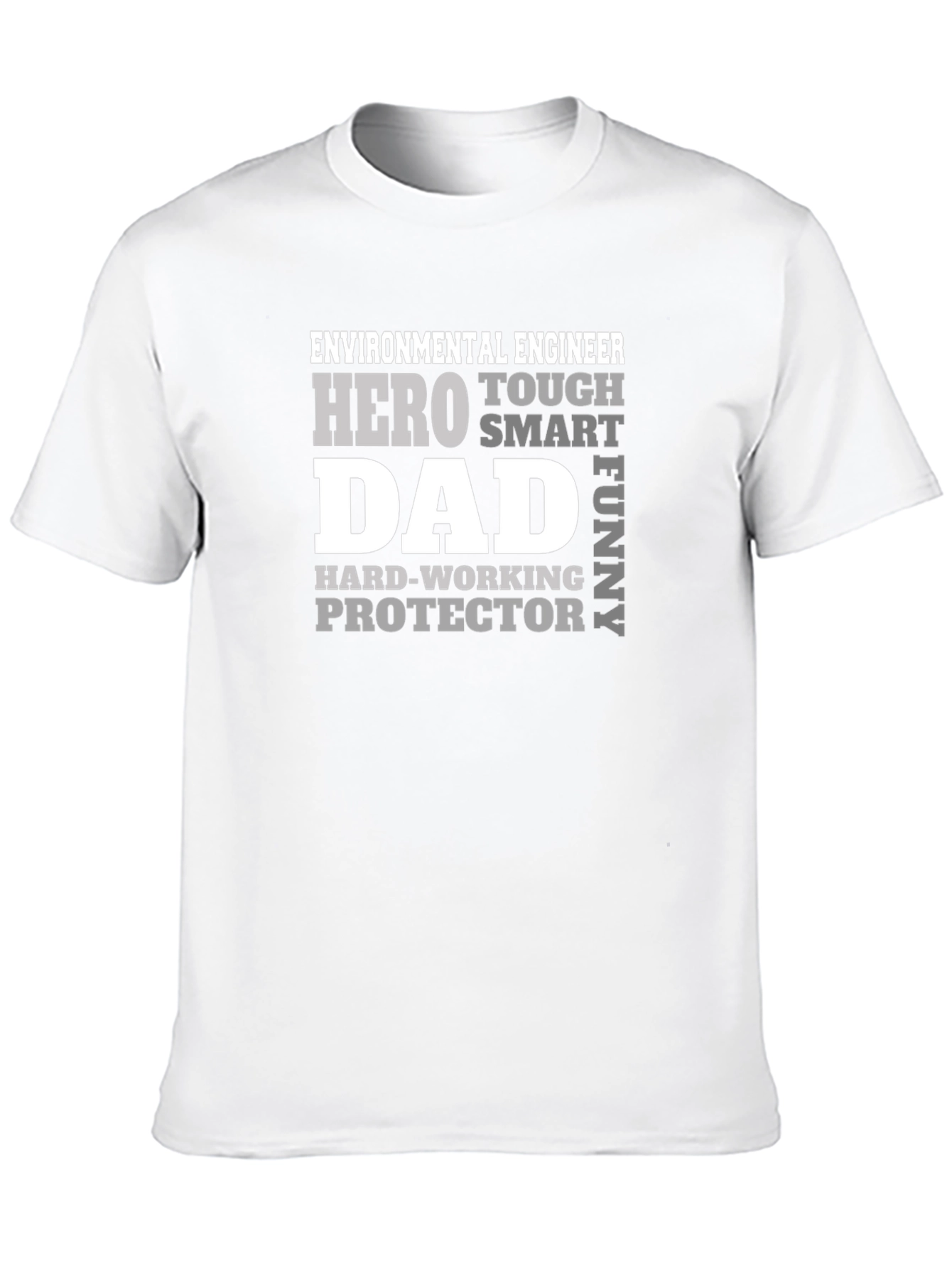 Environmental Engineer Dad T-Shirt Hero Funny Smart