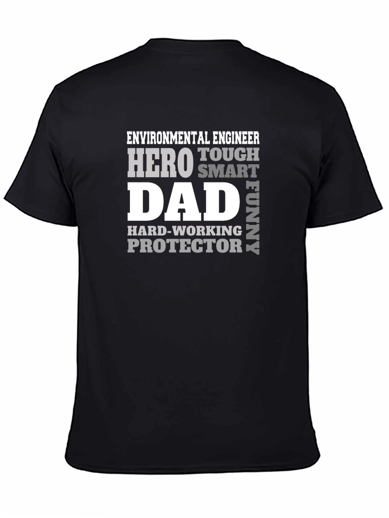 Environmental Engineer Dad T-Shirt Hero Funny Smart