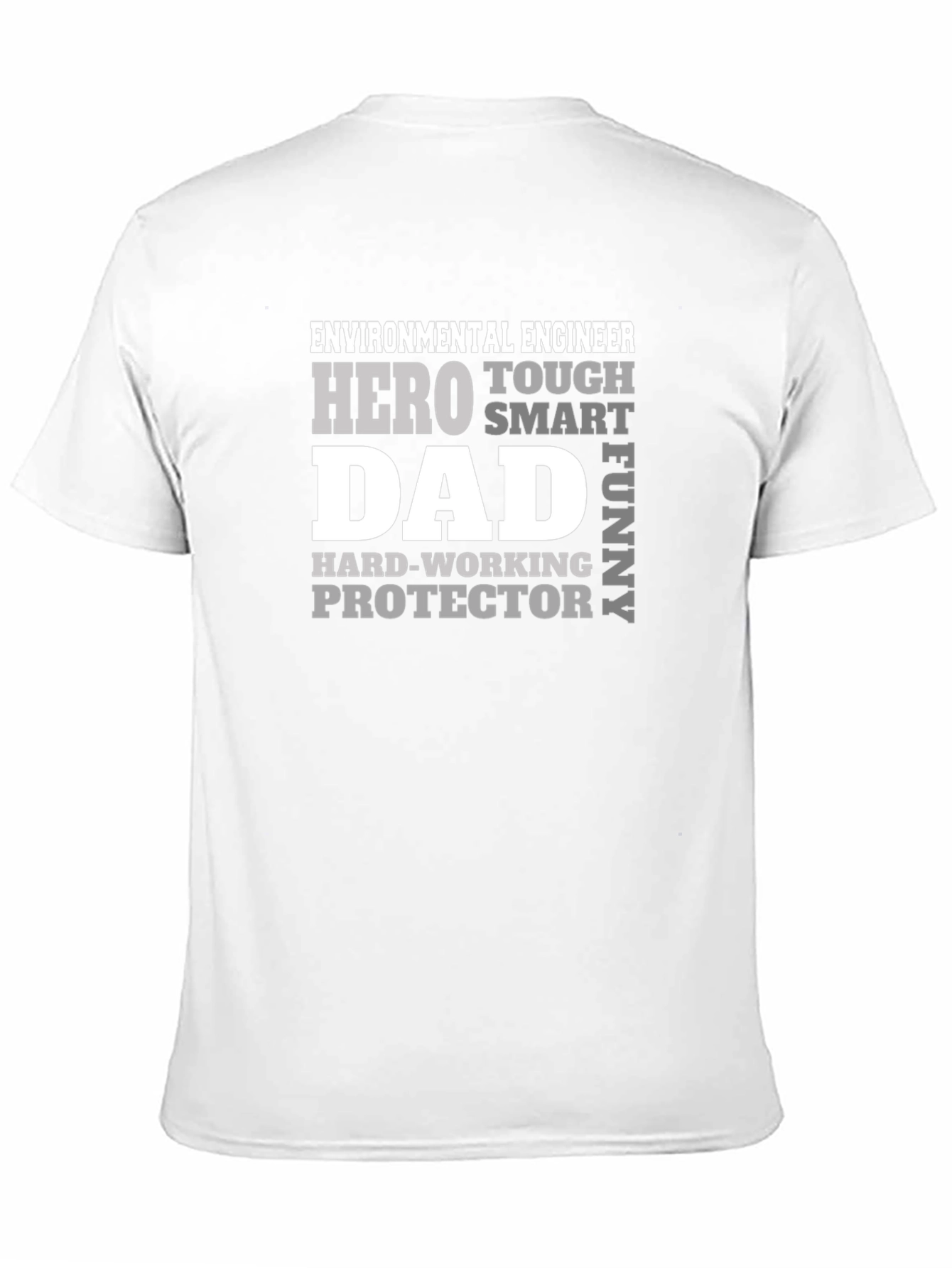 Environmental Engineer Dad T-Shirt Hero Funny Smart