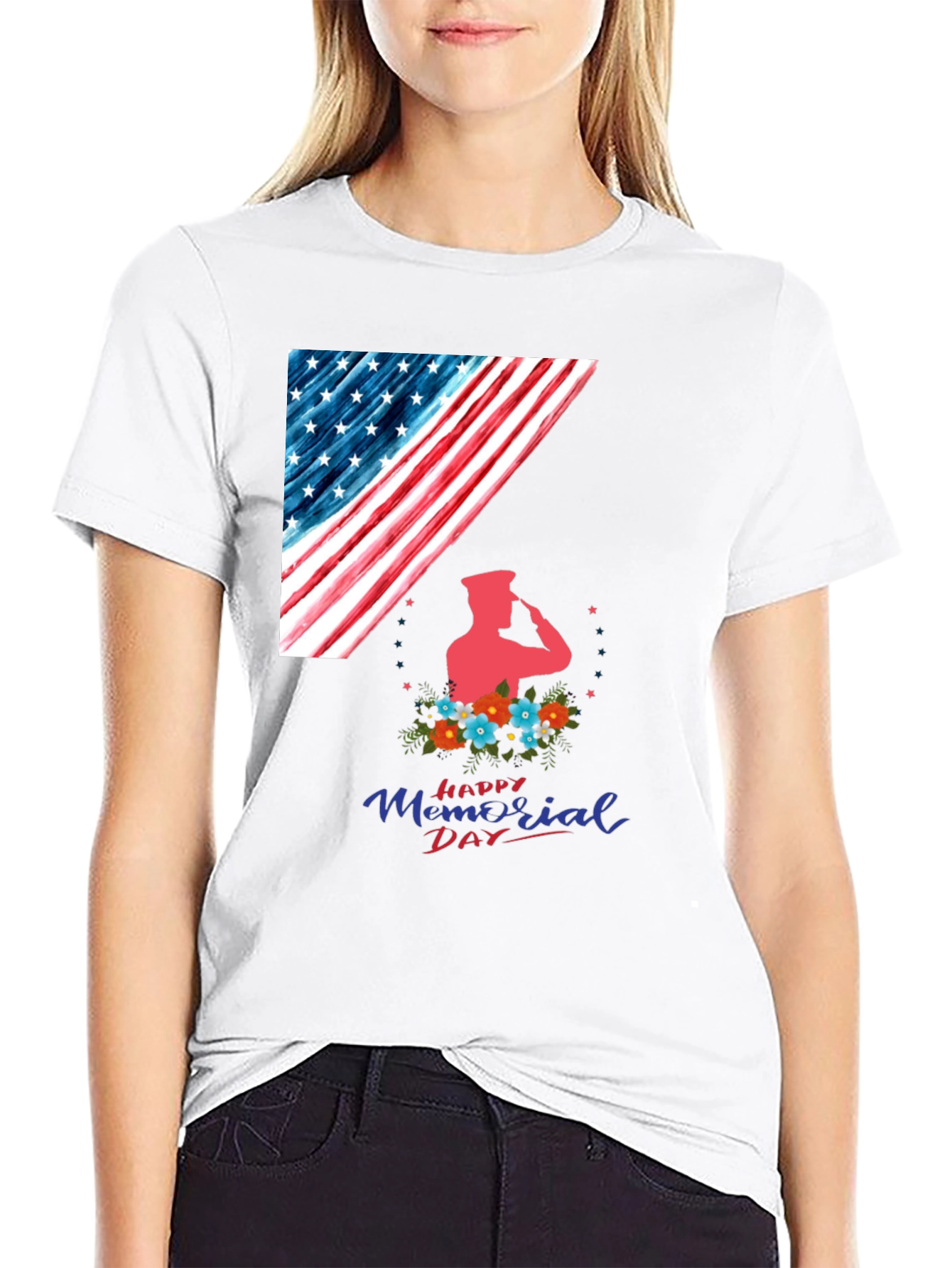 Memorial Day T-Shirt Patriotic Design