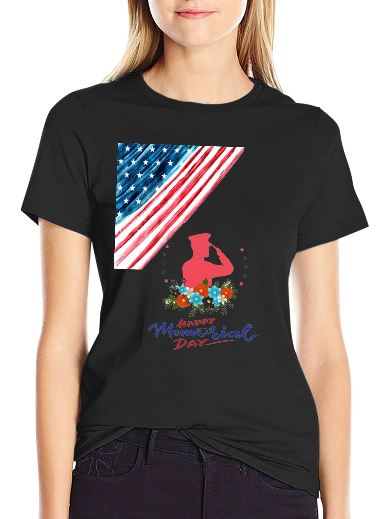 Memorial Day T-Shirt Patriotic Design