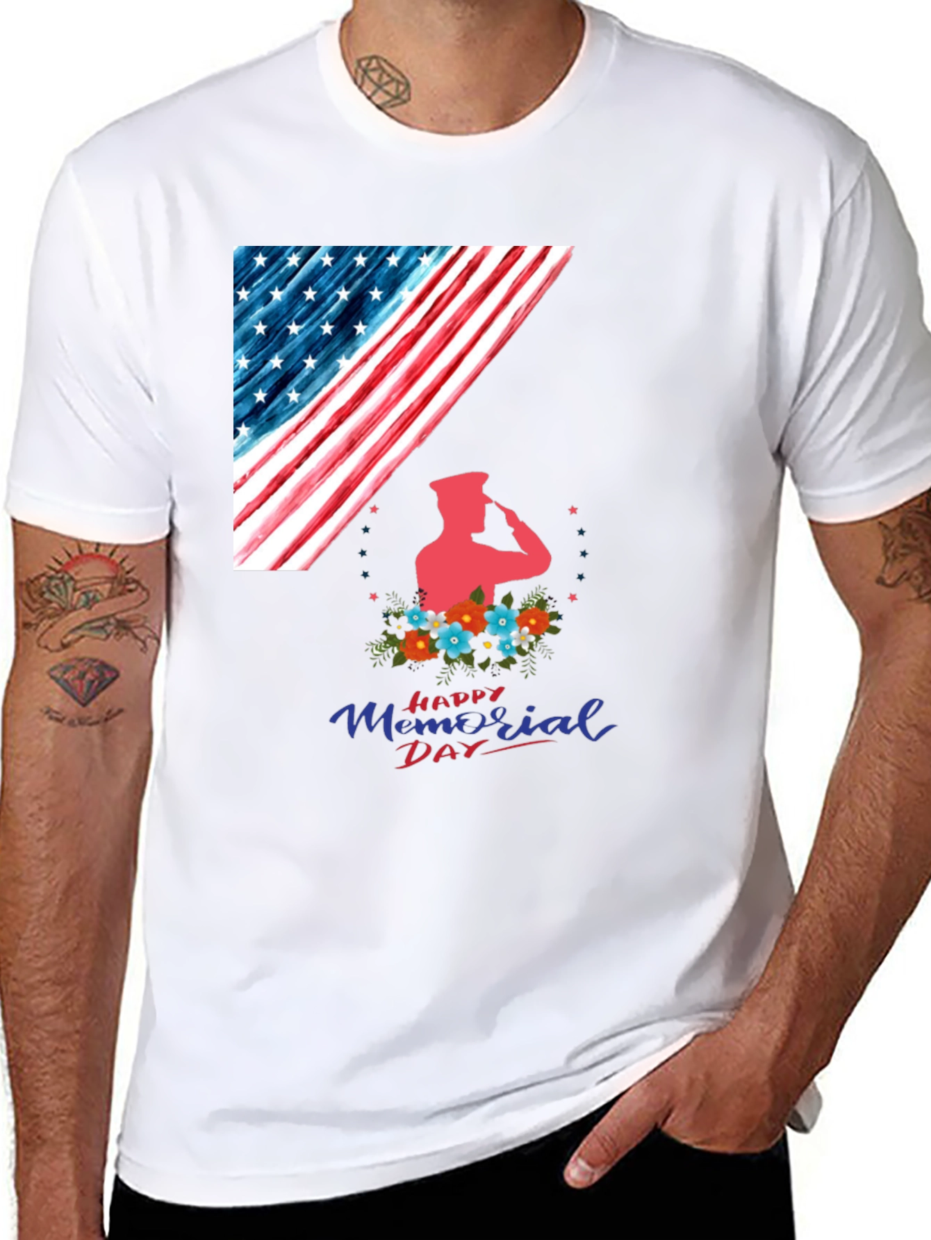 Memorial Day T-Shirt Patriotic Design