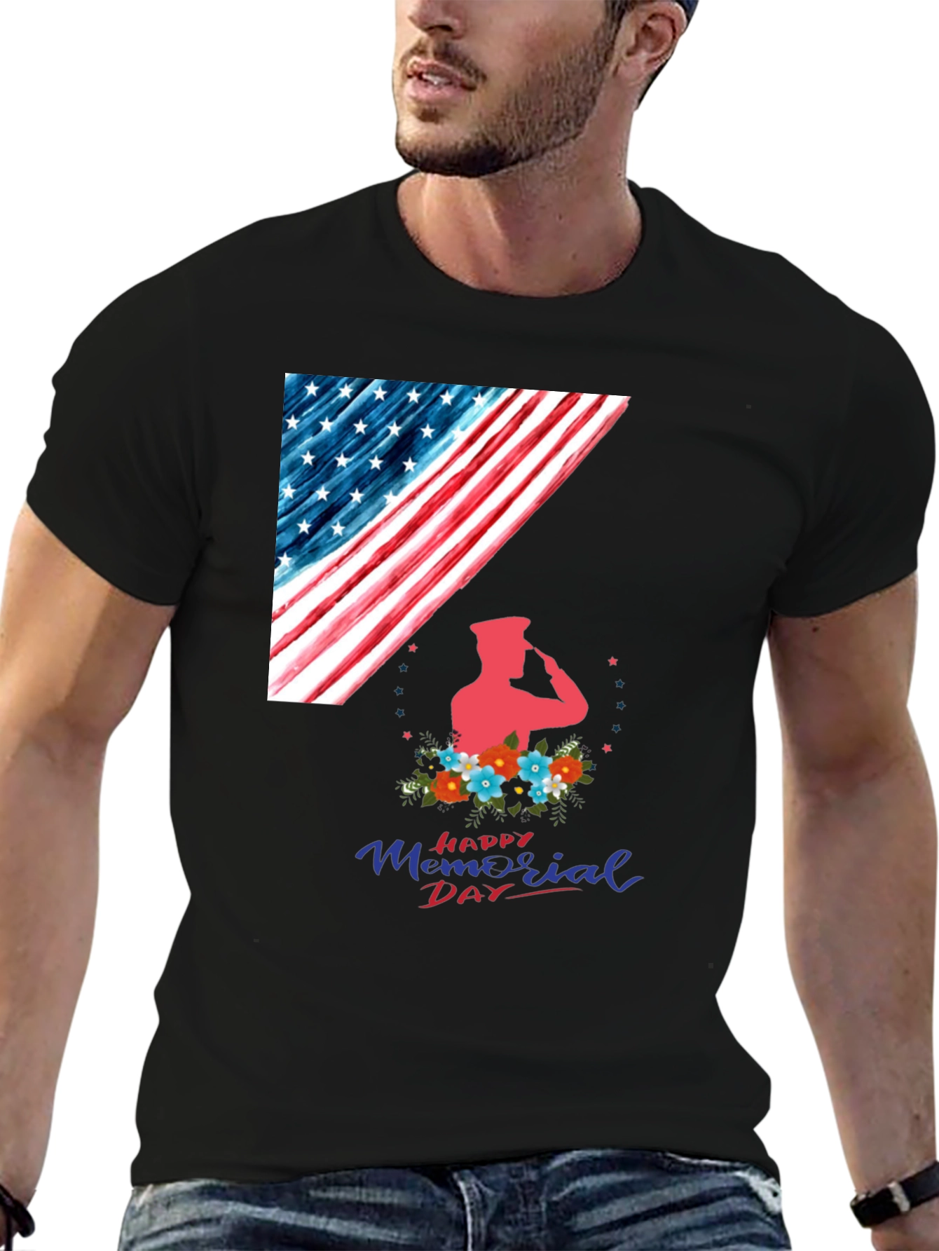 Memorial Day T-Shirt Patriotic Design