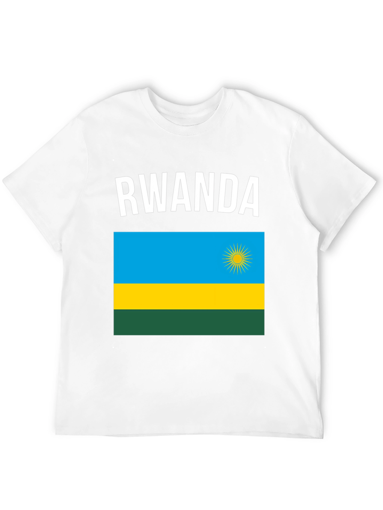 Rwanda Flag T-Shirt Country Pride Tee Souvenir Top