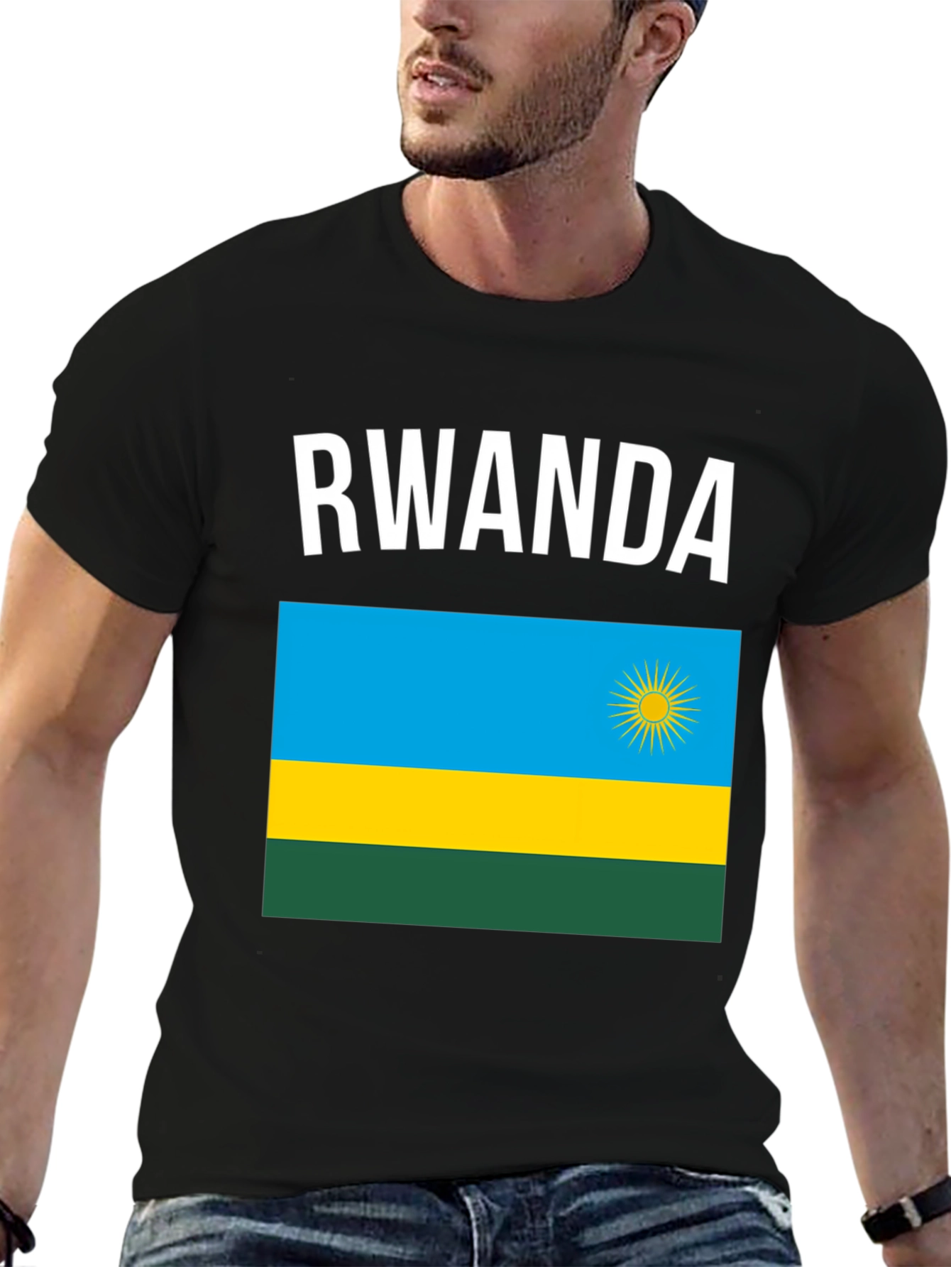 Rwanda Flag T-Shirt Country Pride Tee Souvenir Top
