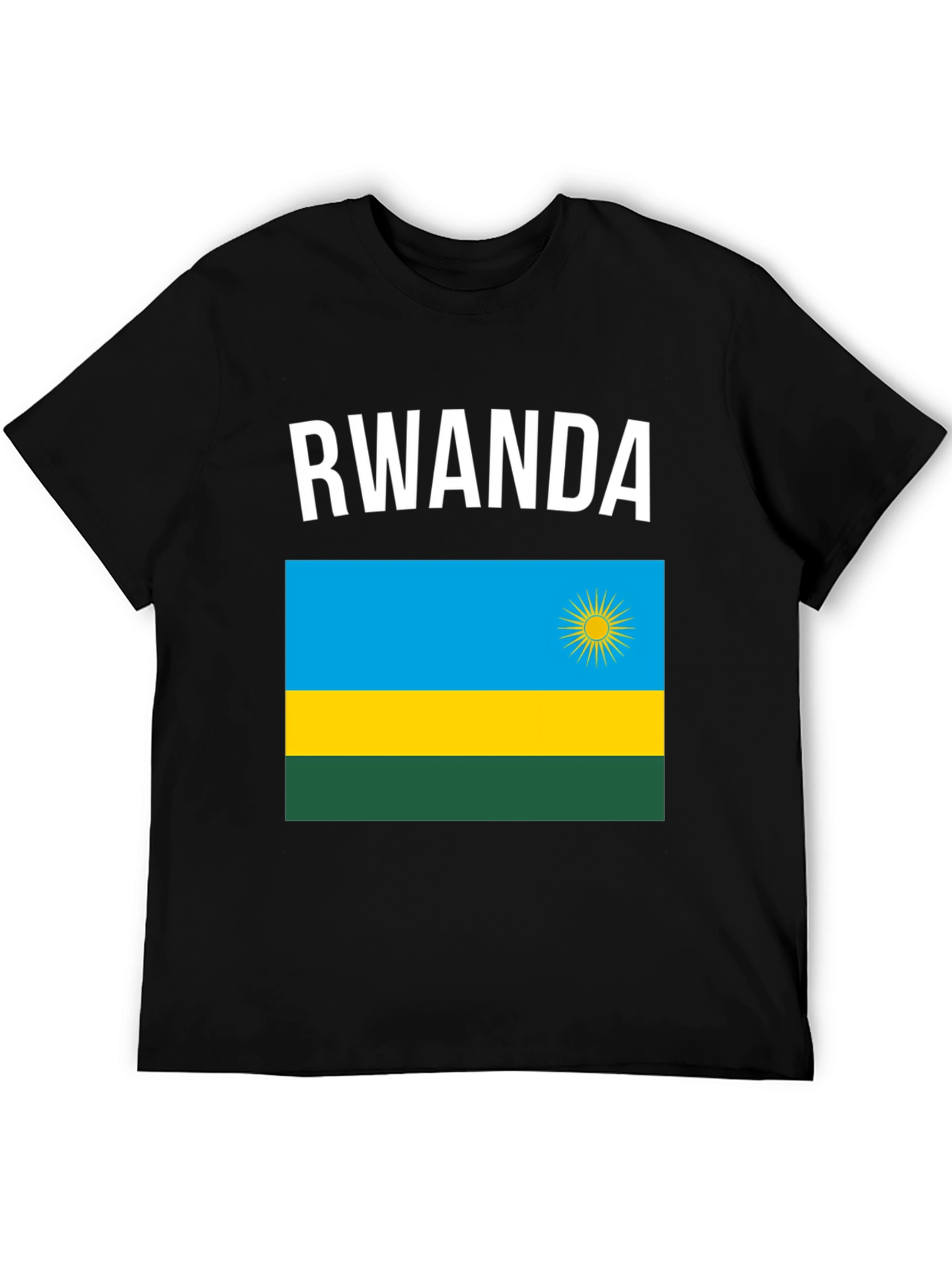 Rwanda Flag T-Shirt Country Pride Tee Souvenir Top